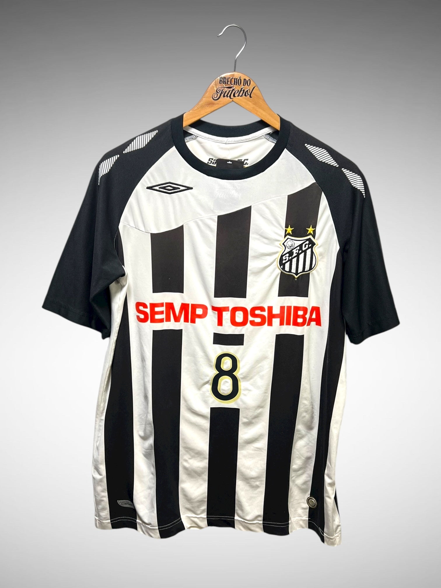 Santos 2008 Segunda Camisa Tam G N 8