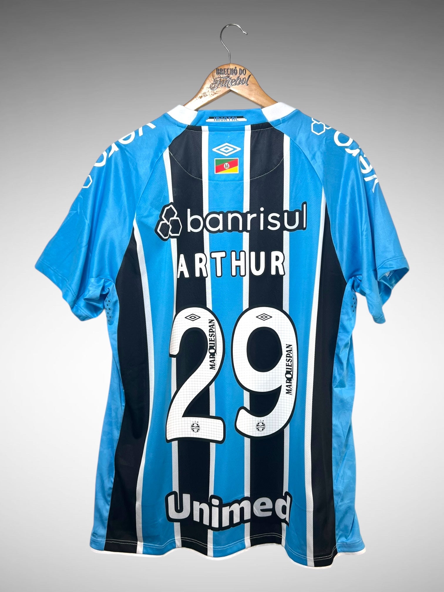 Grêmio 2025 Primeira Camisa Tam G N 29 Arthur.