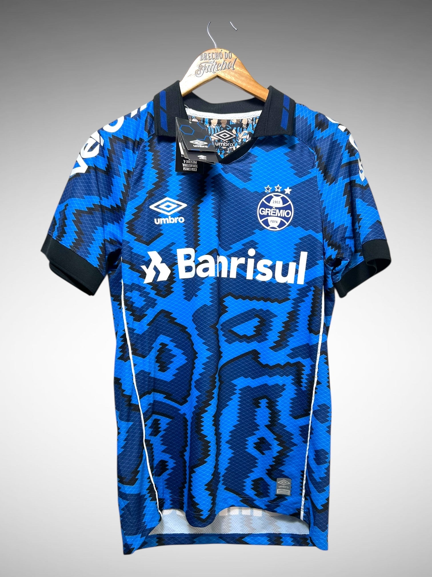 Grêmio 2021 Terceira Camisa Tam P N 3 Geromel.