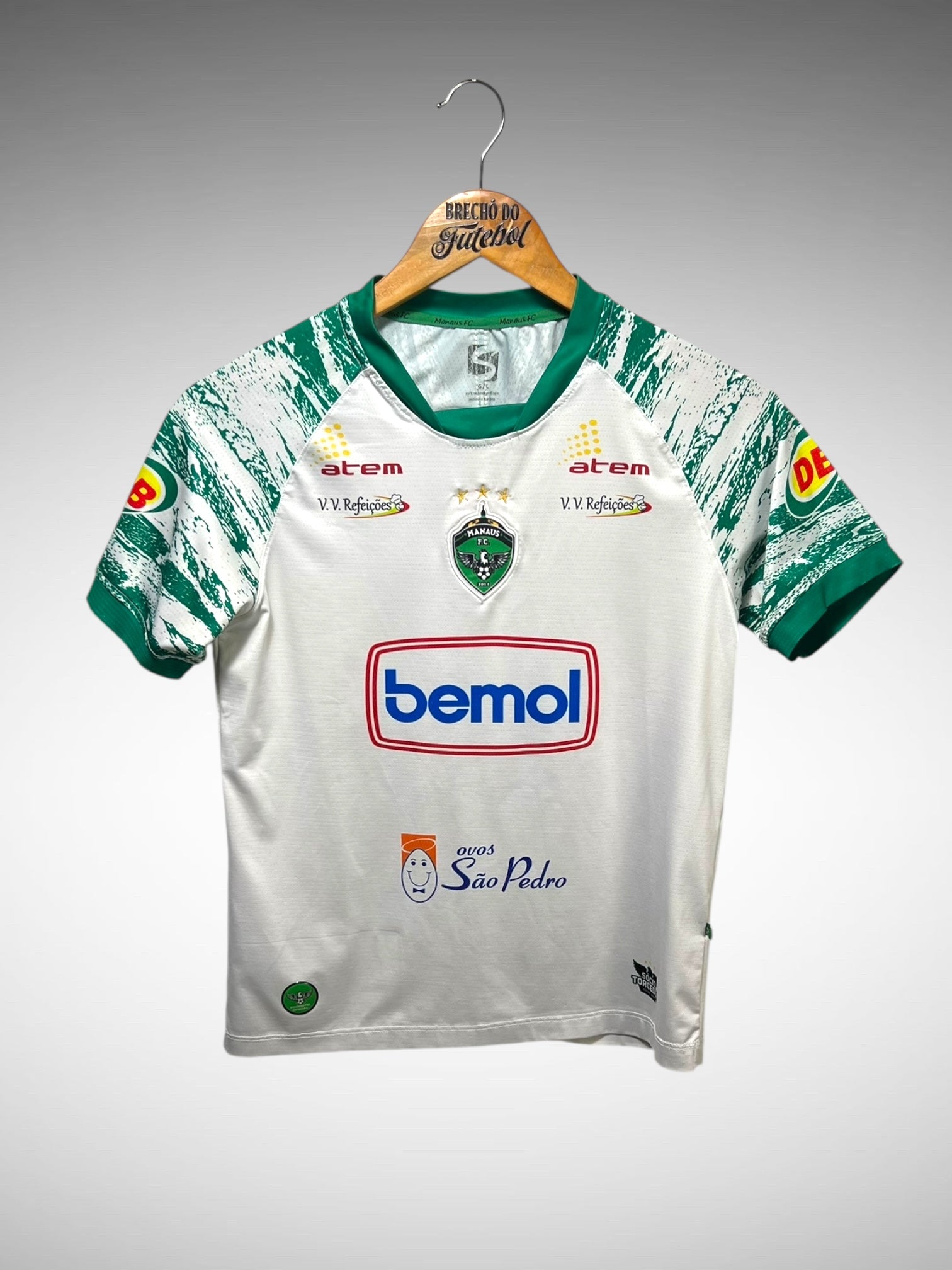 Manaus Segunda Camisa Tam G Infantil Nº10.