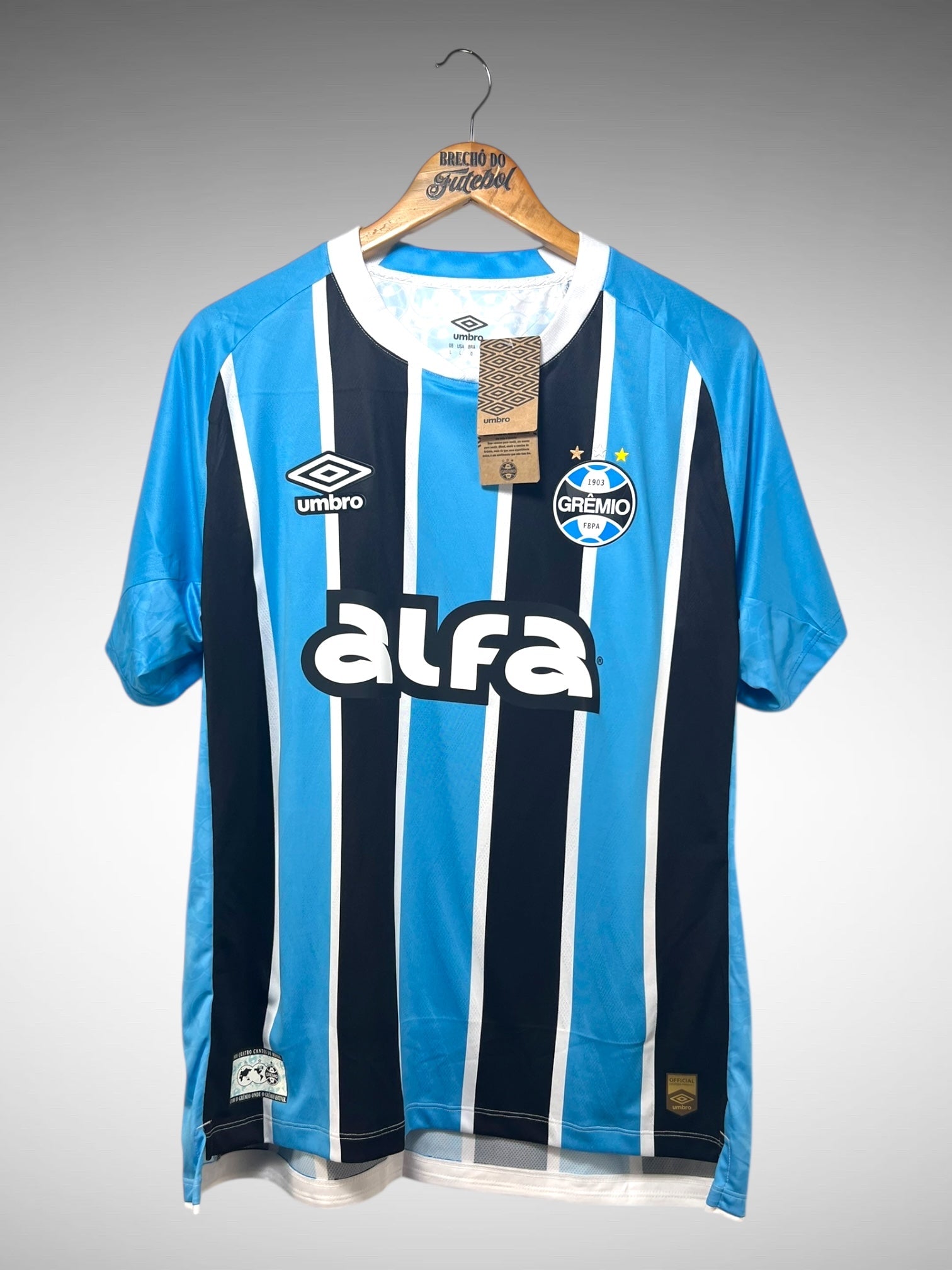 Grêmio 2025 Primeira Camisa Tam G N 4 Kannemann.