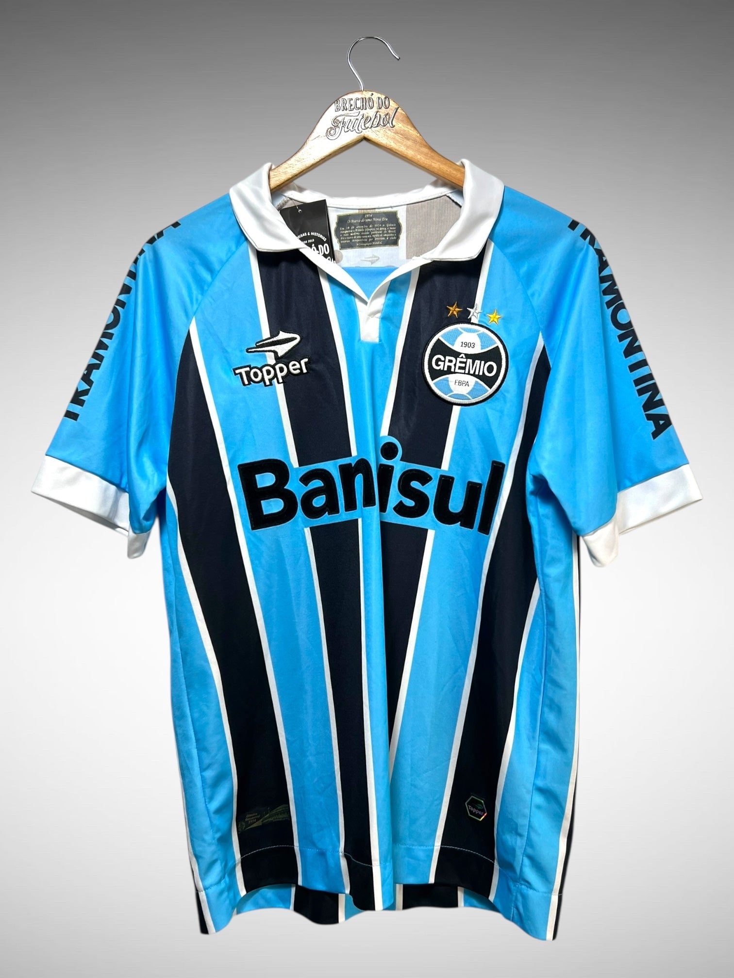 Grêmio 2012 Primeira Camisa Tam M N 4 Naldo.