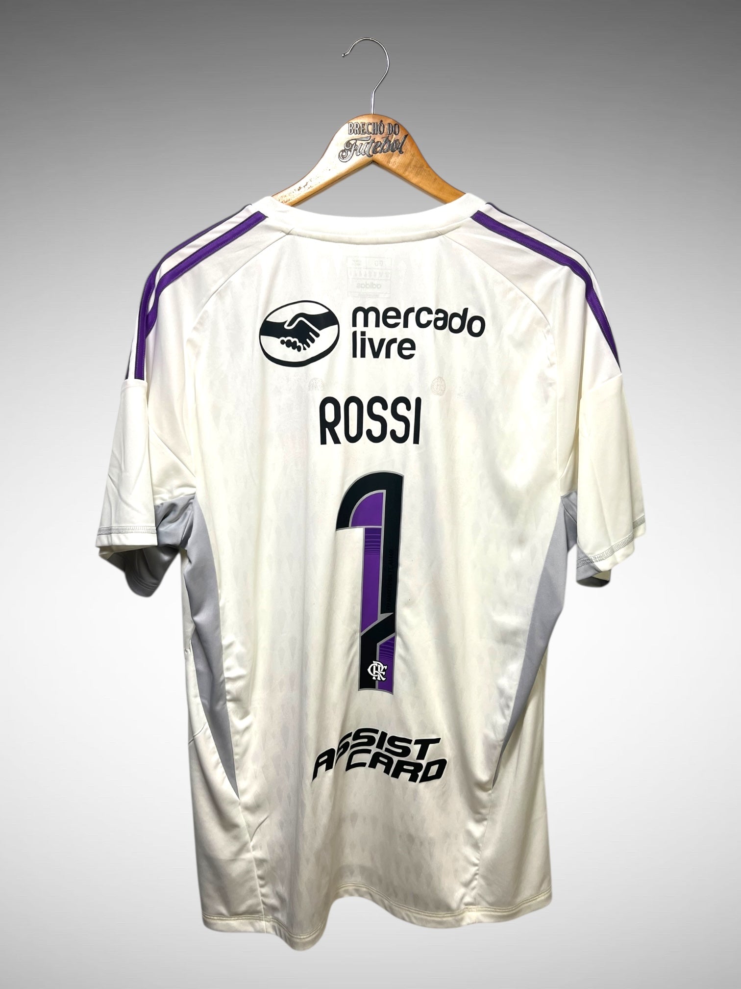Flamengo 2023 Camisa de Goleiro Tam GG N 1 Rossi.