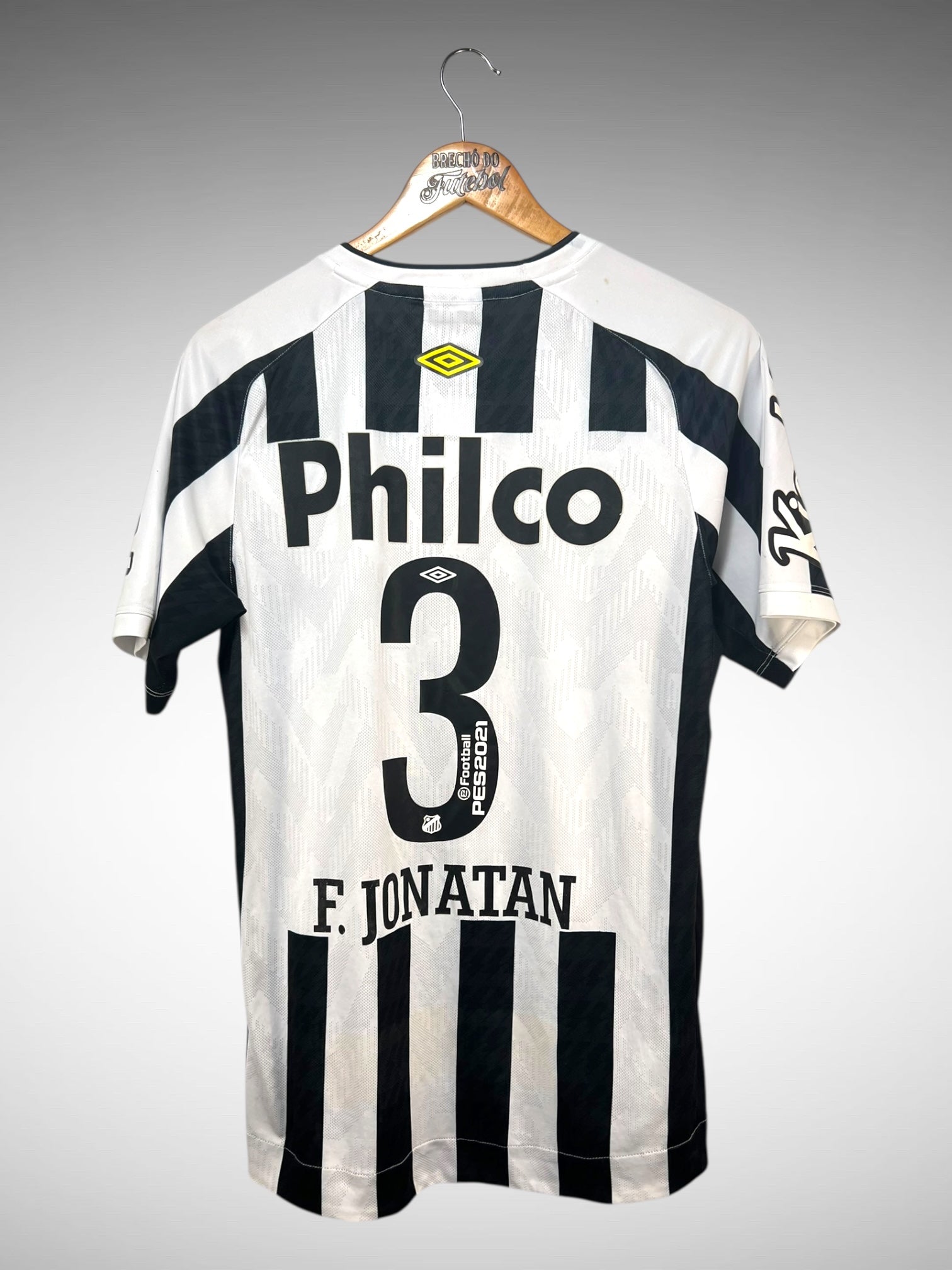 Santos 2021 Segunda Camisa Tam M N 3 F. Jonatan.