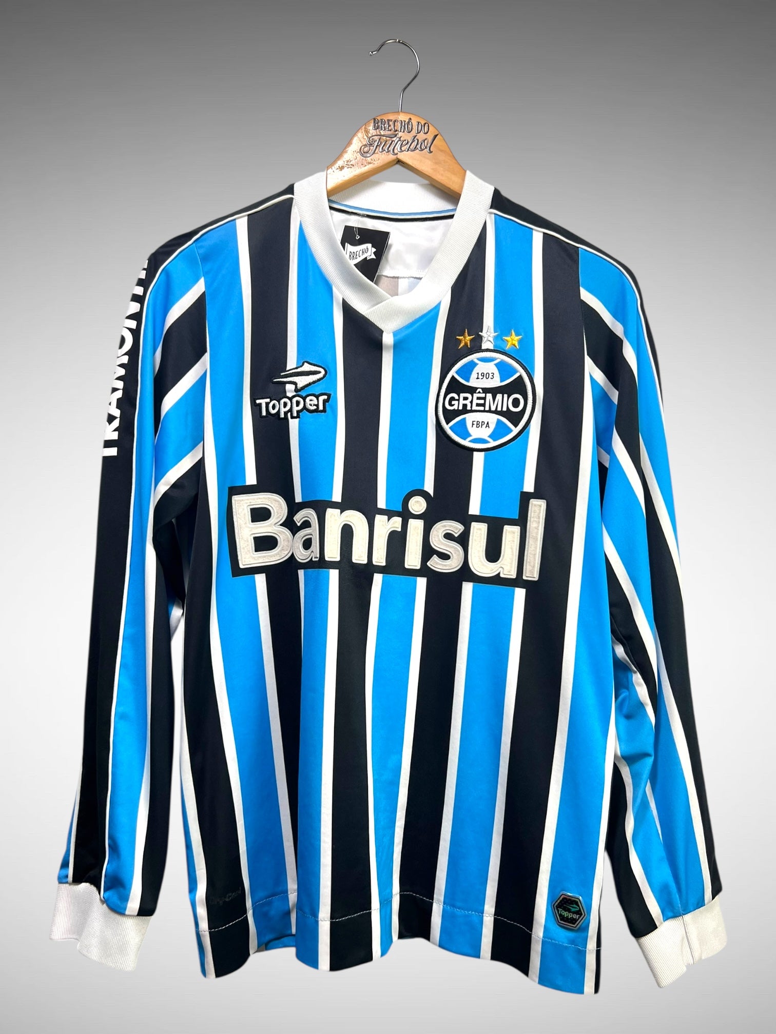 Grêmio 2013 Primeira Camisa Tam M N 10 Mangas Longas.