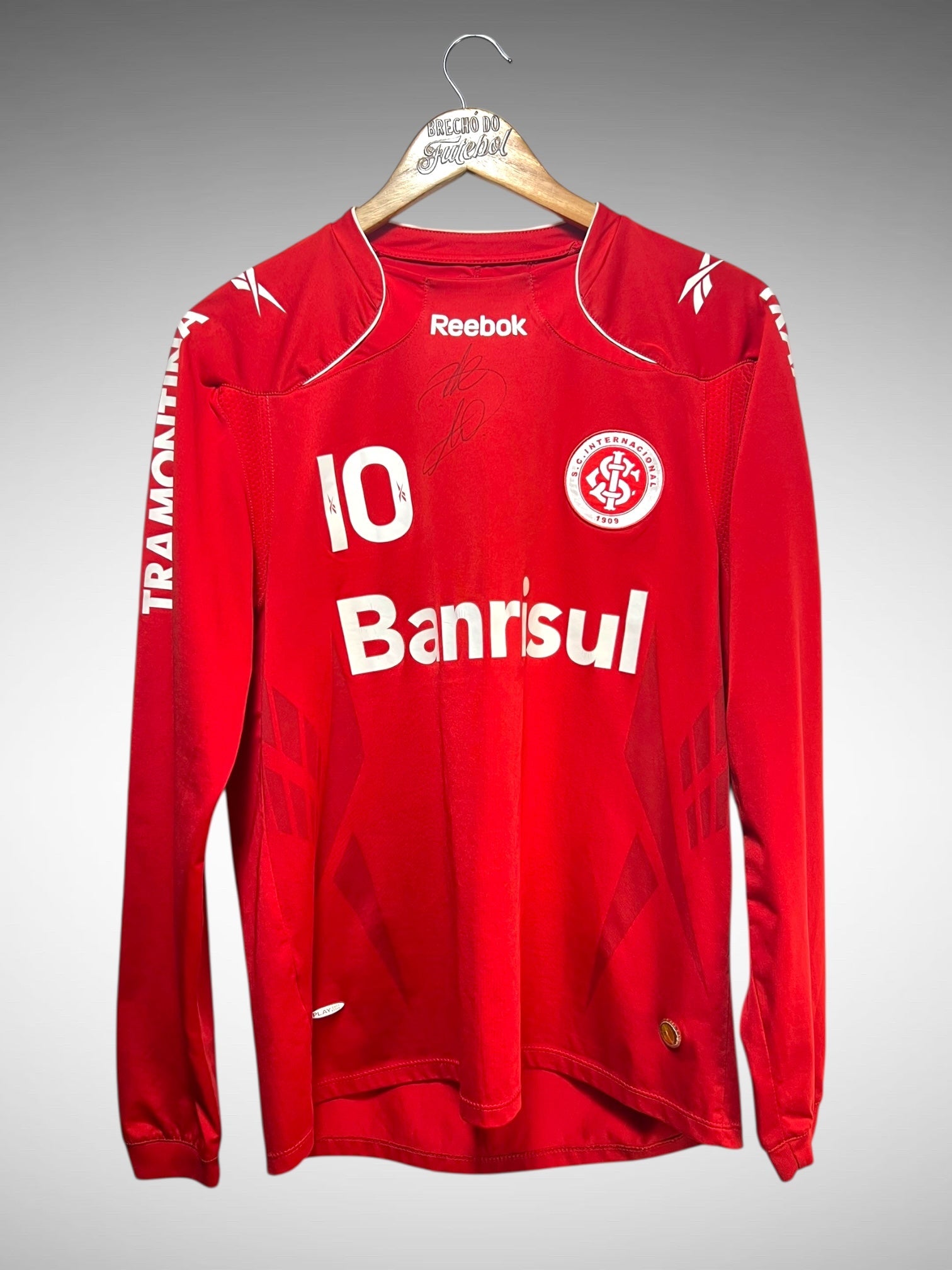 Internacional 2010 Primeira Camisa Tam P N 10 Mangas Longas.