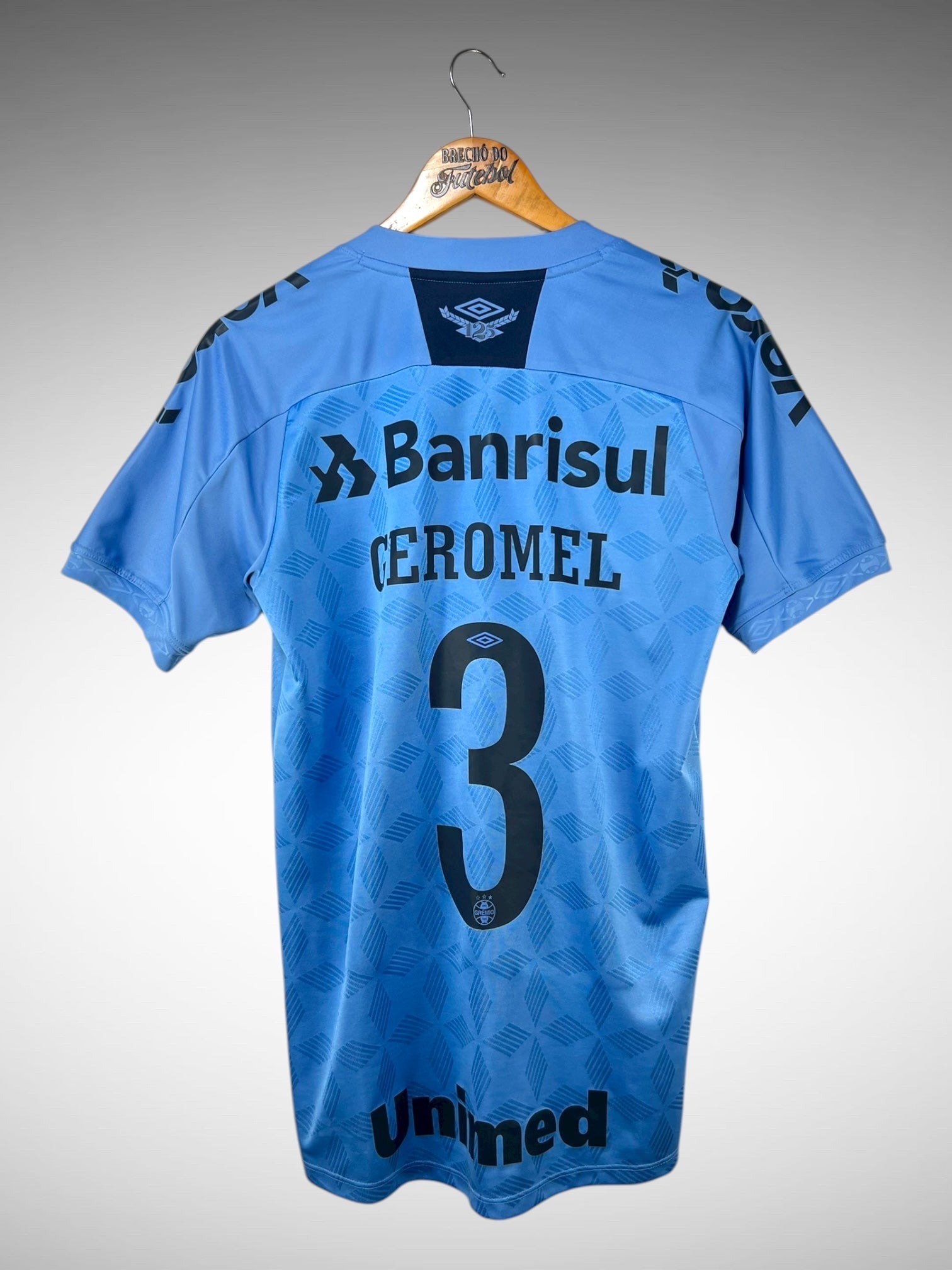 Grêmio 2020 Terceira Camisa Tam P N 3 Geromel.