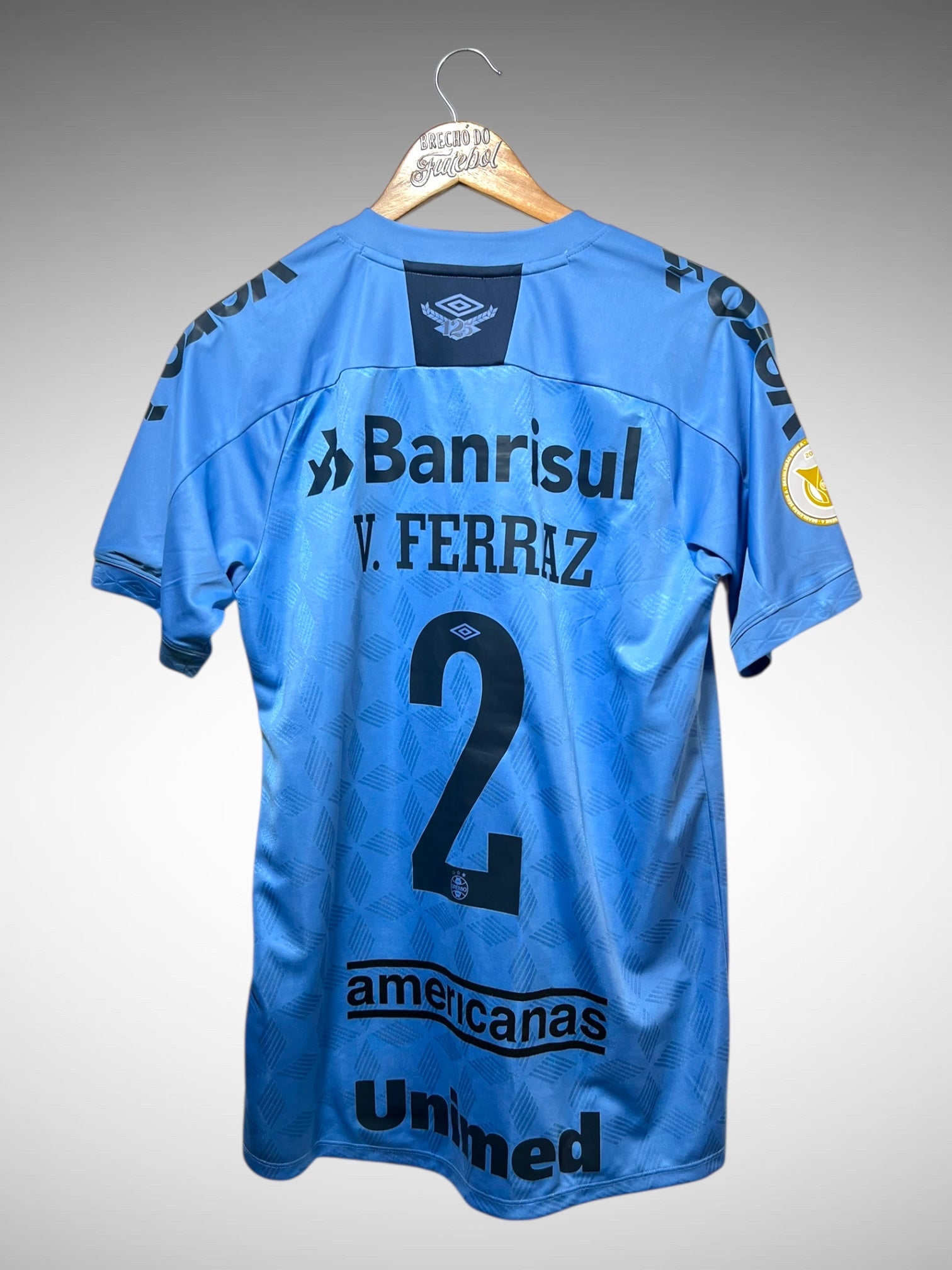 Grêmio 2020 Terceira Camisa Tam M N 2 V. Ferraz.