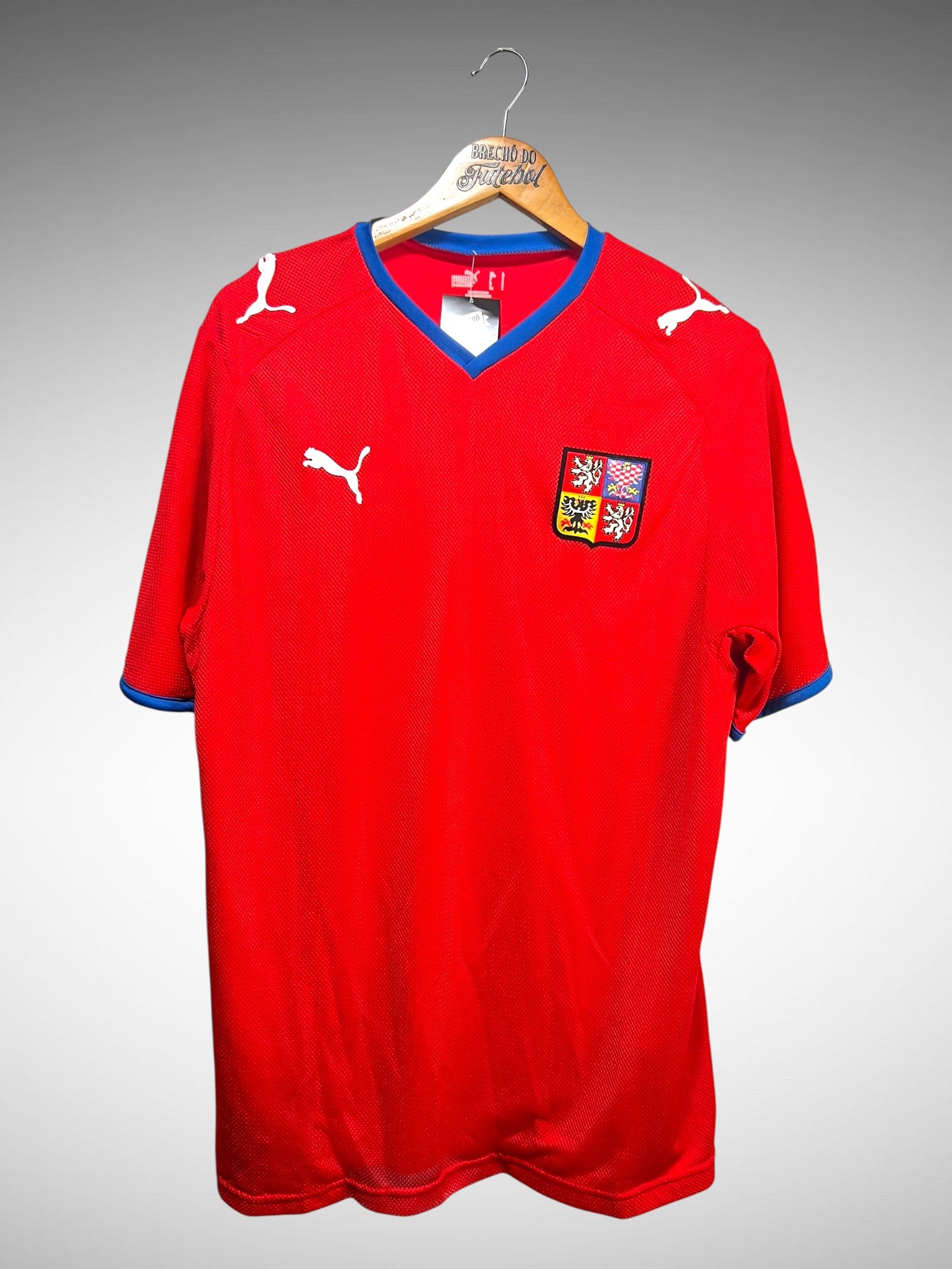 República Checa 2008 Primeira Camisa Tam G.