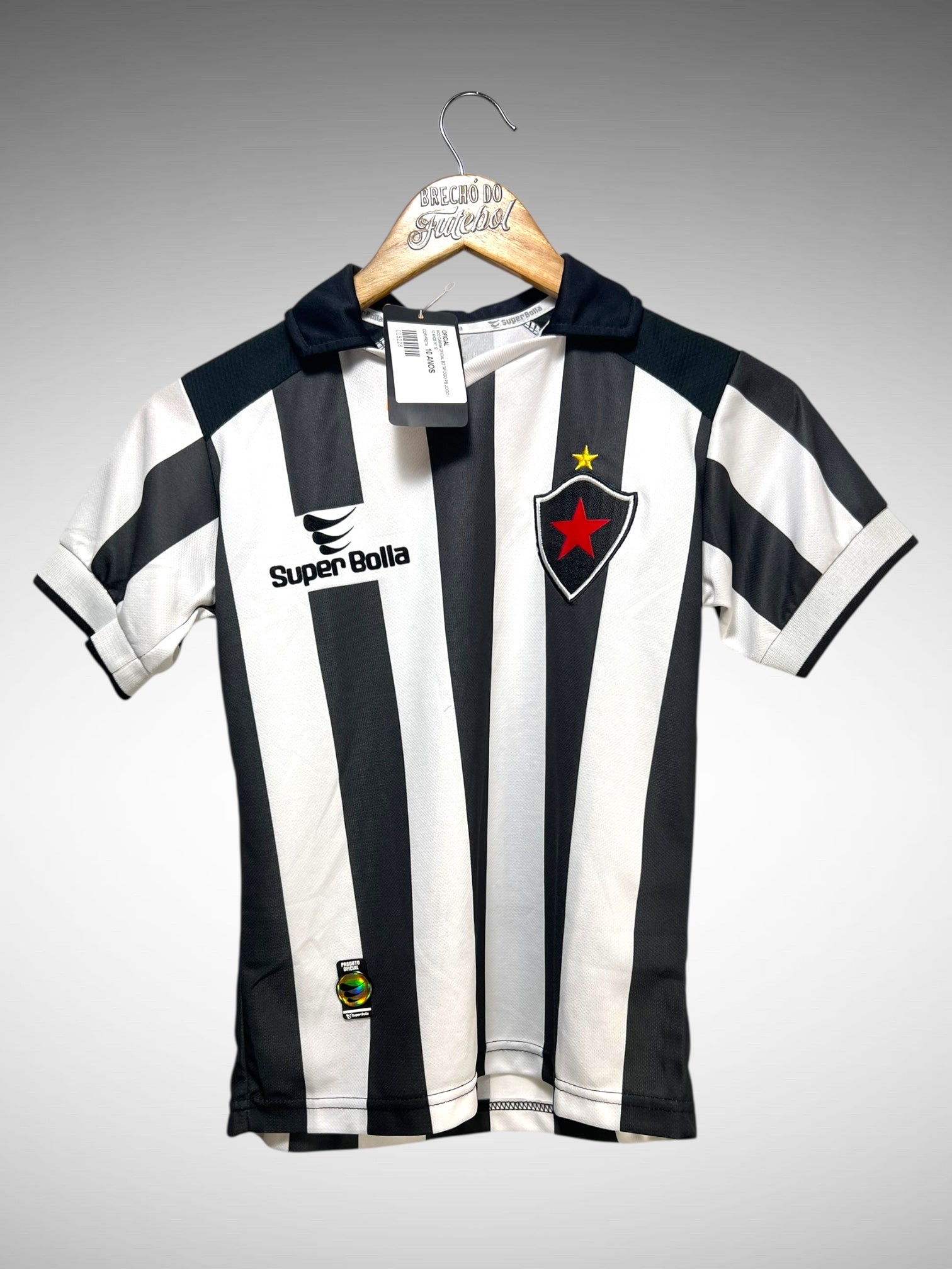 Botafogo-PB 2015 Primeira Camisa Tam 10 Anos Infantil  N 10.