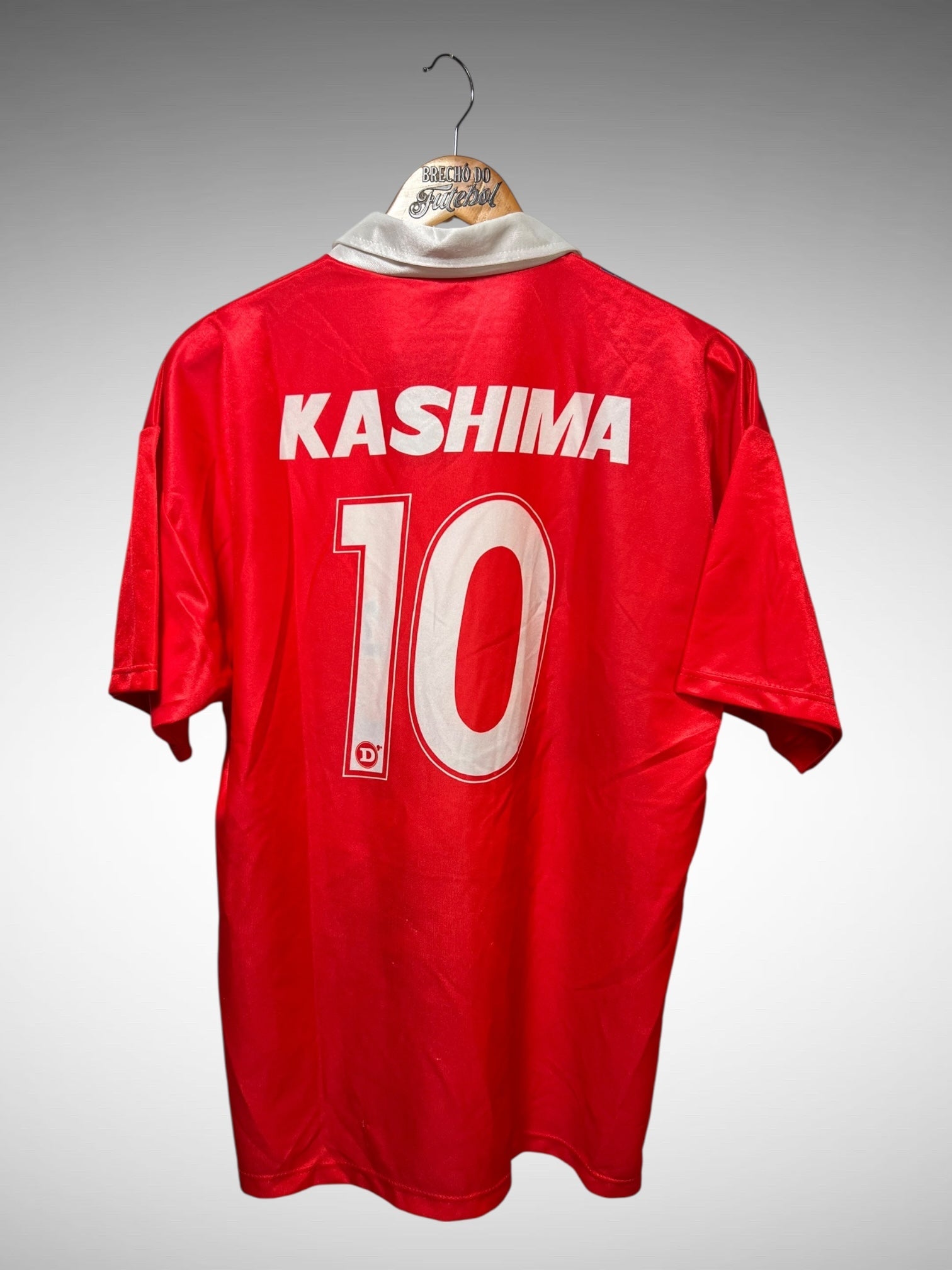Kashima Antlers Anos 90 Primeira Camisa Tam G N 10.