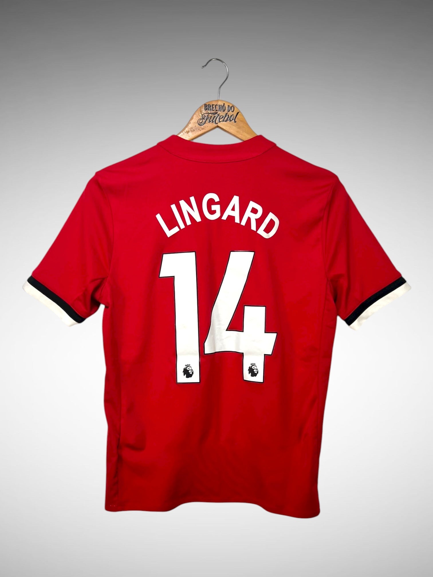 Manchester United 2017 Primeira Camisa Tam 12 Anos Infantil N 14 Lingard.