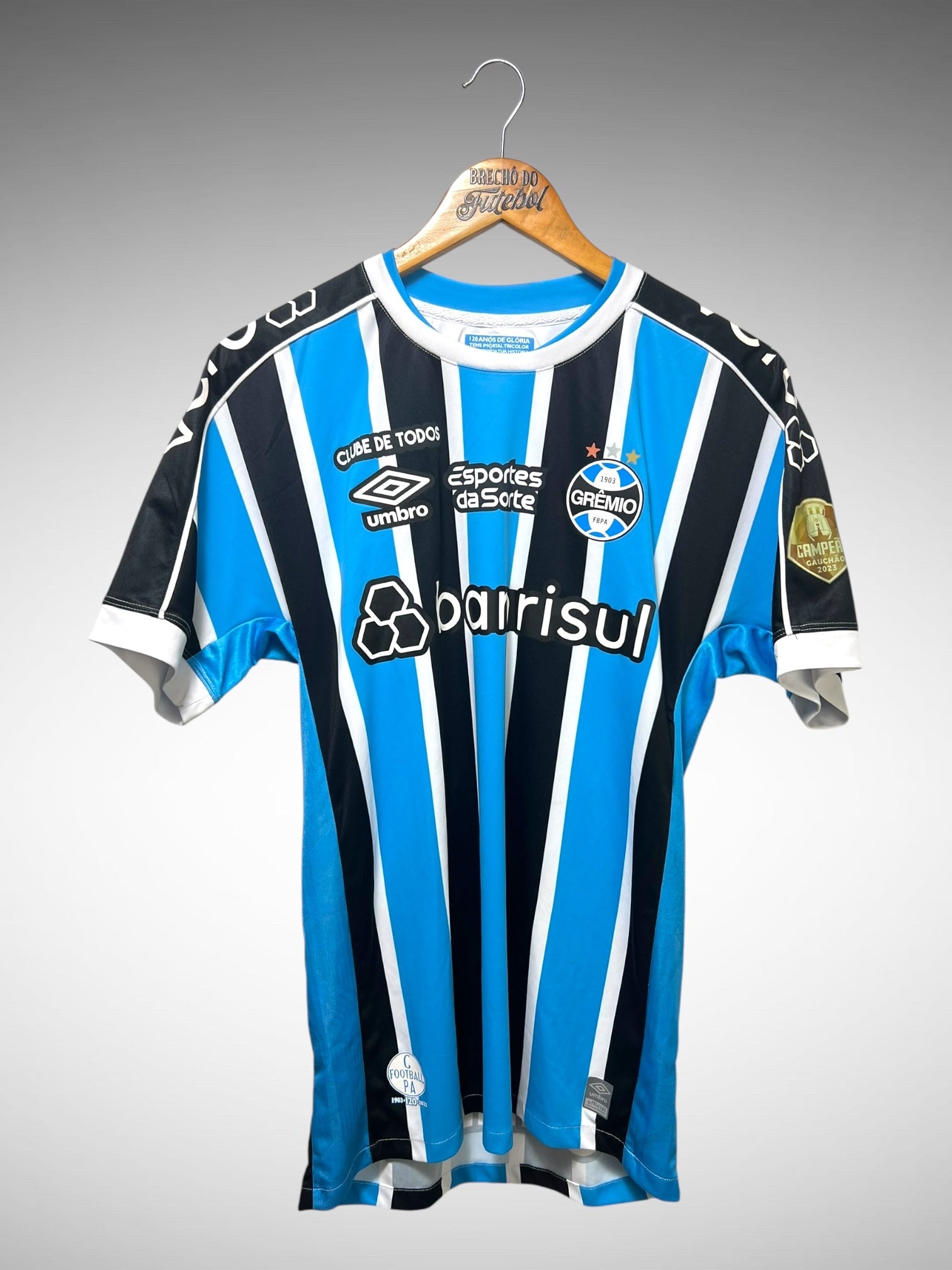 Grêmio 2023 Primeira Camisa Tam M N 32 N.Fernandes
