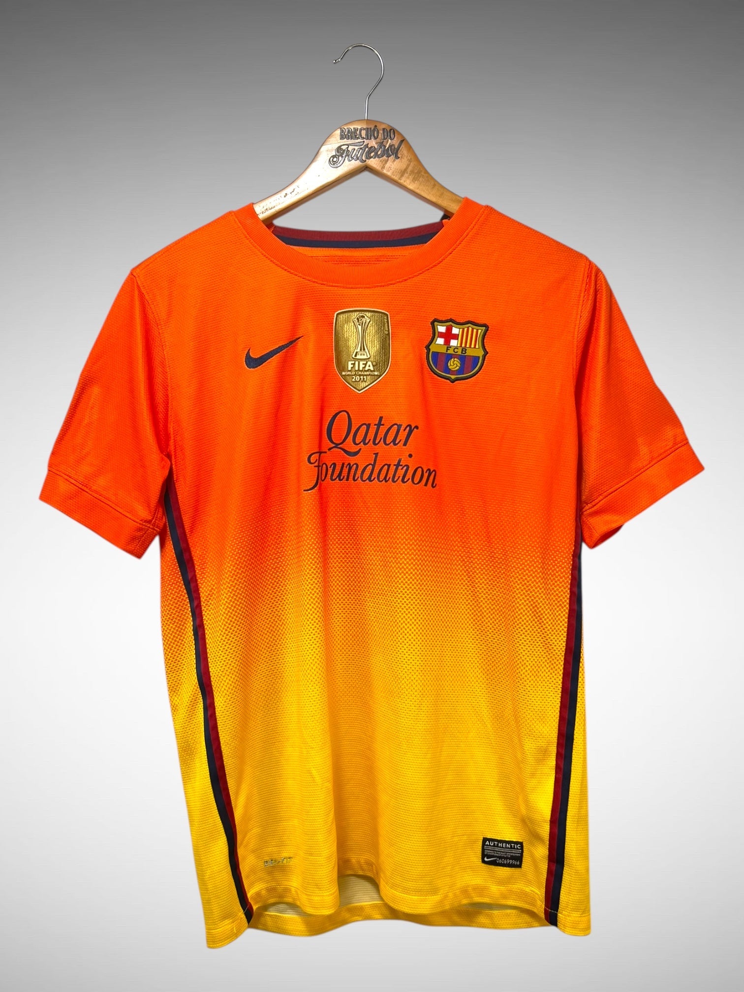 Barcelona 2012 Segunda Camisa Tam 15 Anos Infantil.