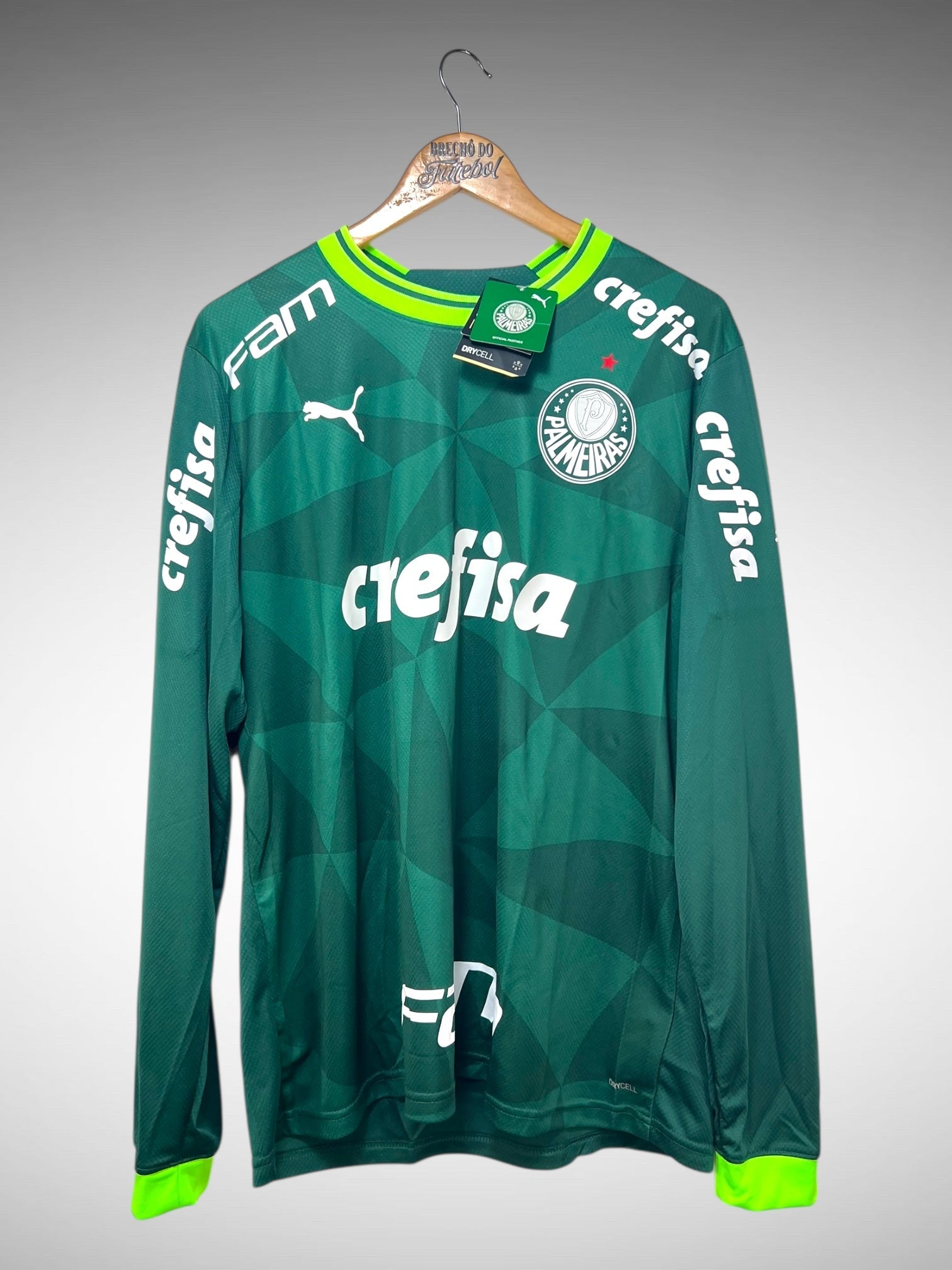 Palmeiras 2023 Primeira Camisa Tam GG Mangas Longas.