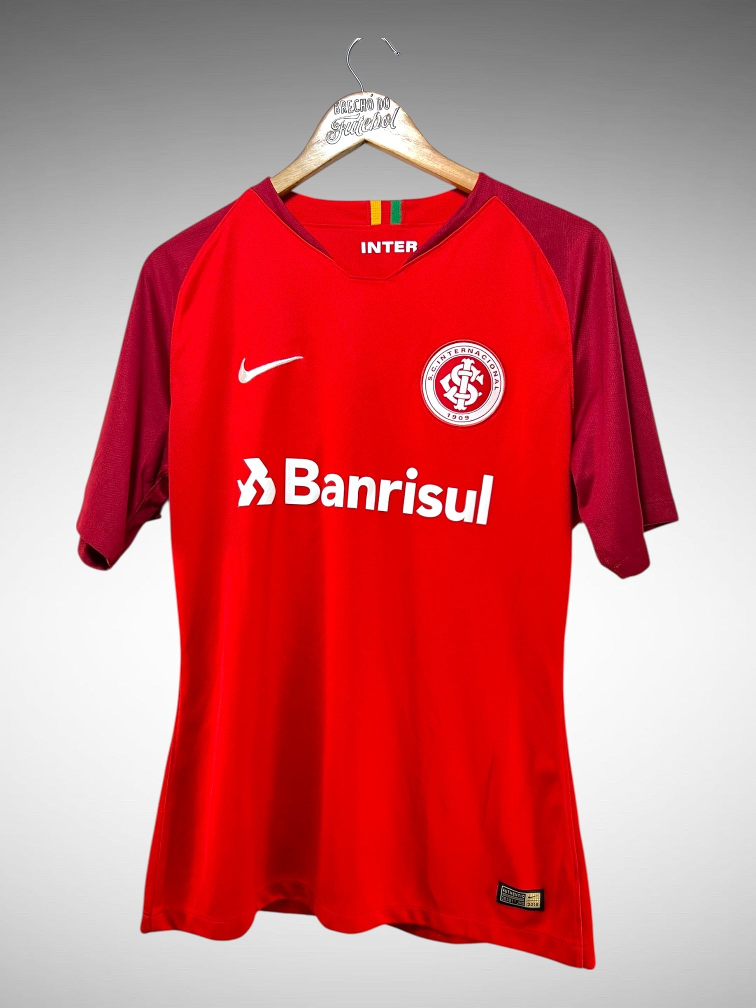 Internacional 2018 Primeira Camisa Tam G N 9.