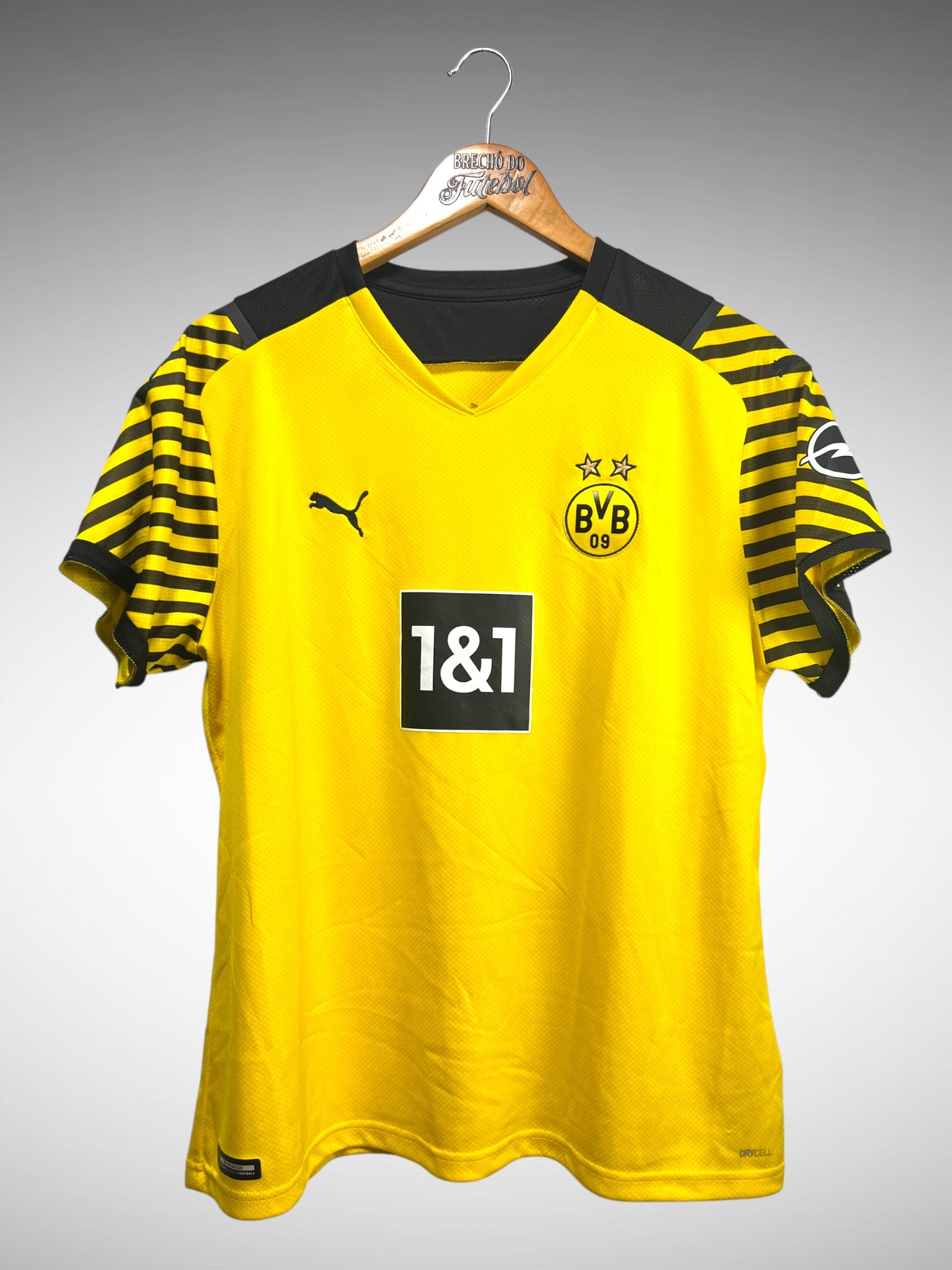 Borussia Dortmund 2021 Primeira Camisa Tam GG Feminino.