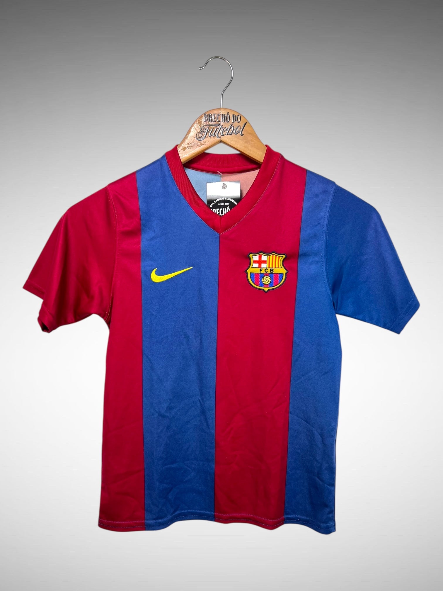 Barcelona 2006 Primeira Camisa Tam 4 Anos Infantil N 10 Ronaldinho