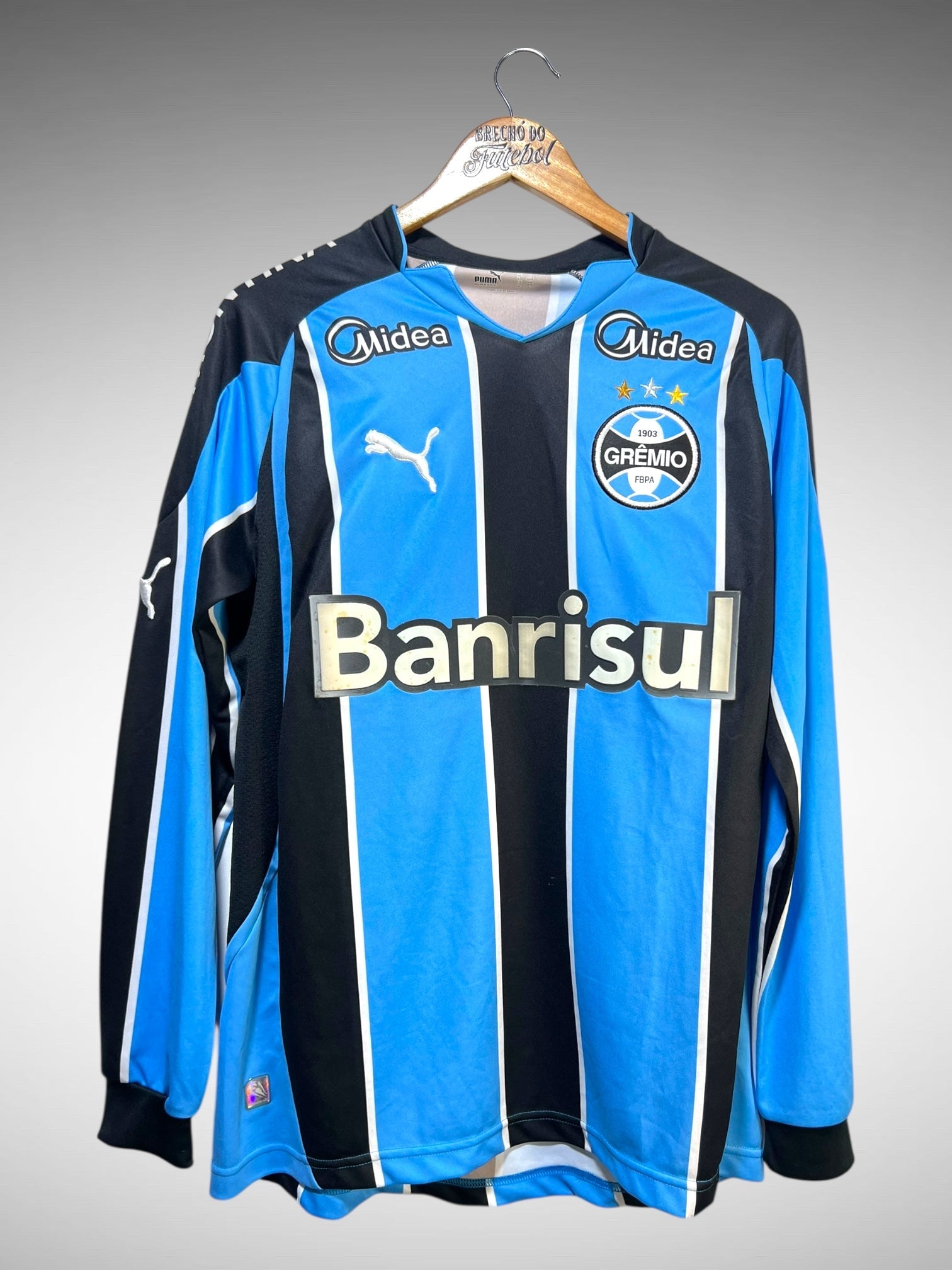 Grêmio 2010 Primeira Camisa Tam G N 17 Mangas Longas.