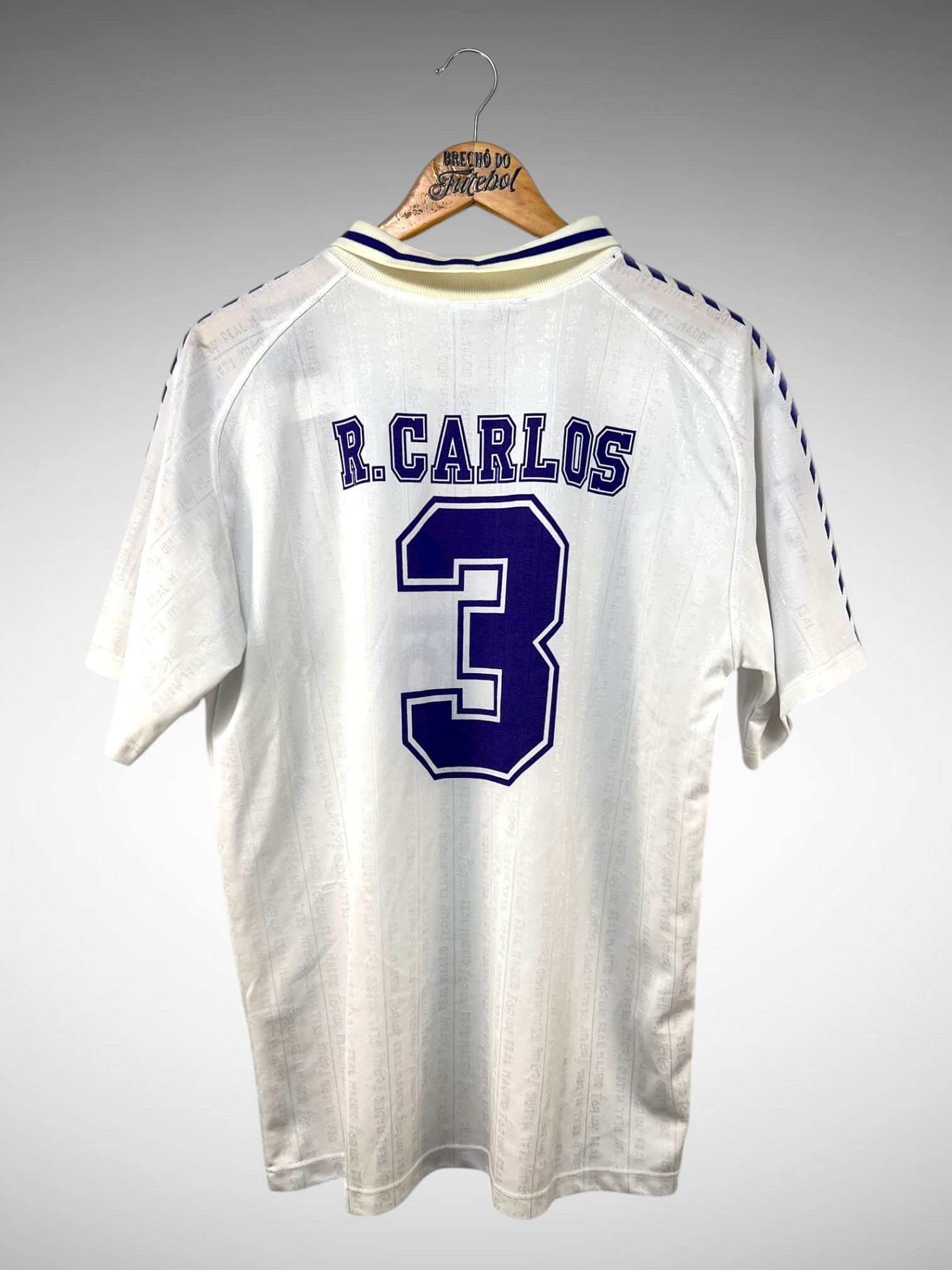 Real Madrid 1996 Retrô Primeira Camisa Tam M N 3 R. Carlos.
