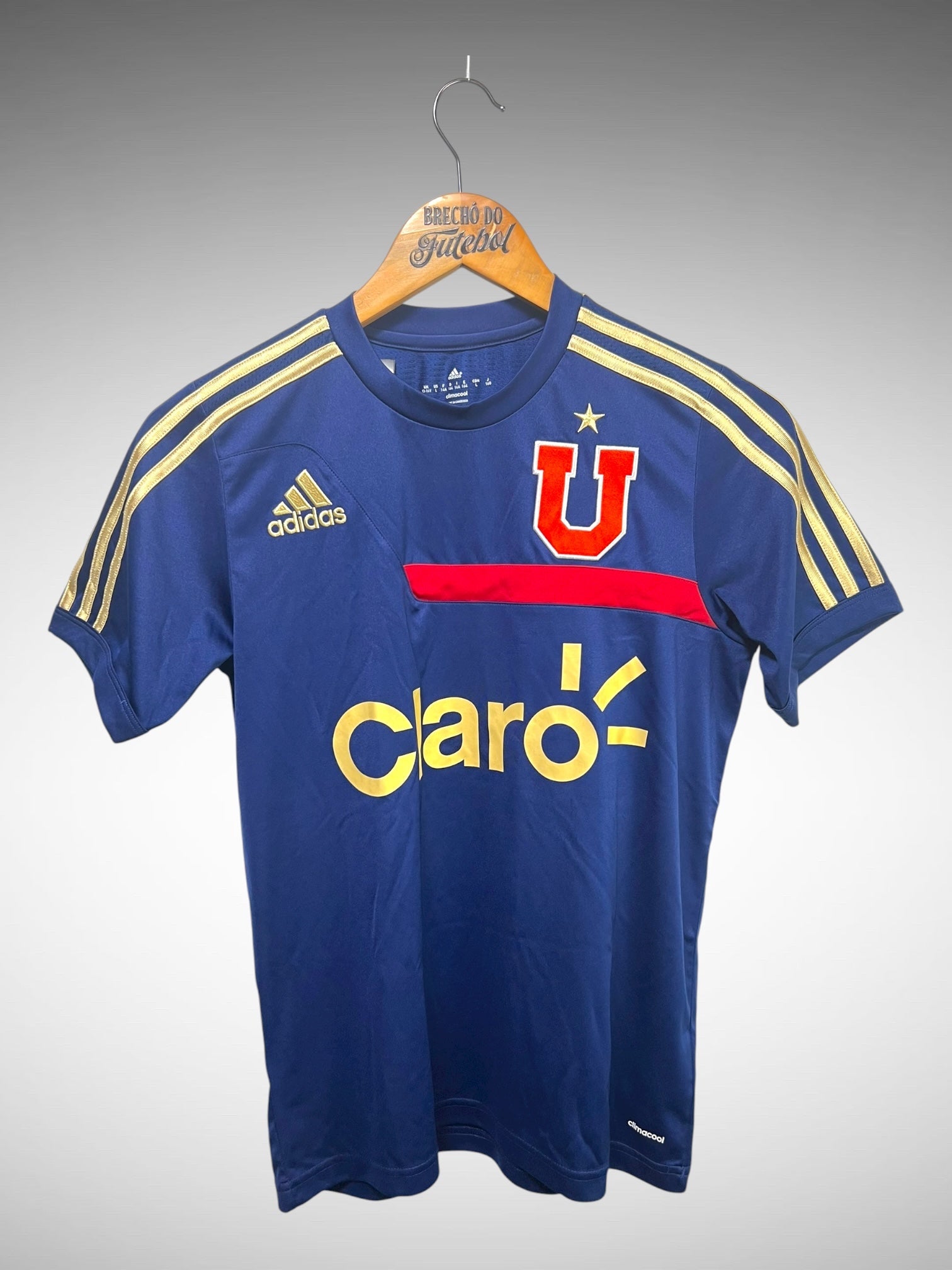 Universidad De Chile 2013 Camisa Treino Tam 13 anos Infantil
