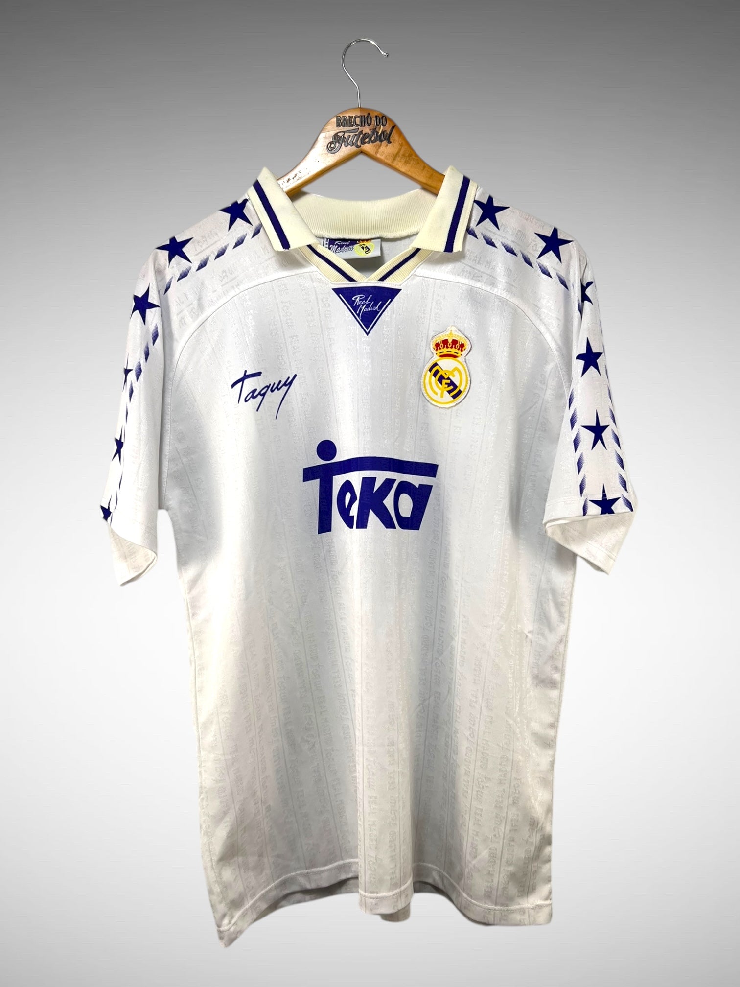 Real Madrid 1996 Retrô Primeira Camisa Tam M N 3 R. Carlos.