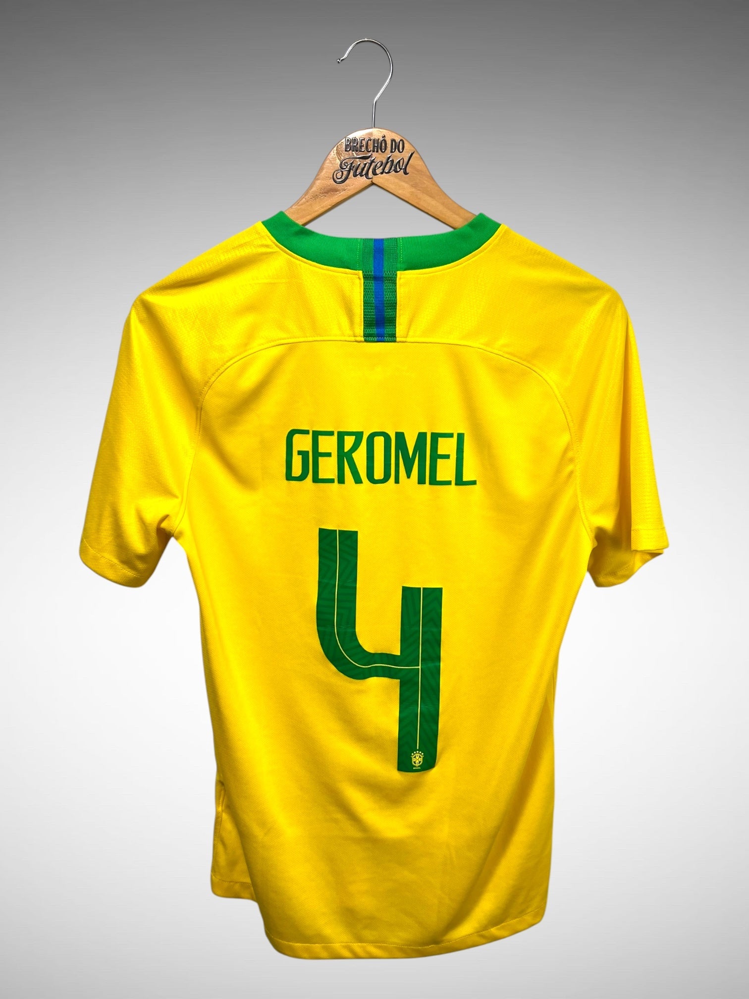 Brasil 2018 Primeira Camisa Tam P N 4 Geromel
