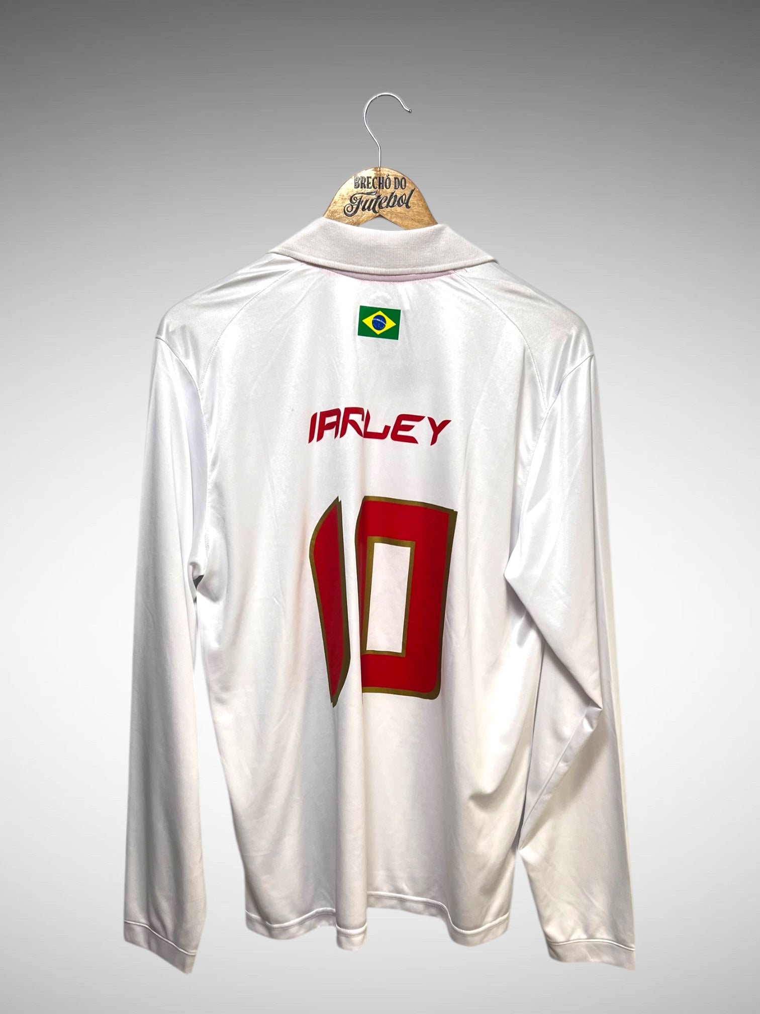 Internacional 2006 Rêtro Segunda Camisa Tam GG N 10 Iarley Mangas Longas.