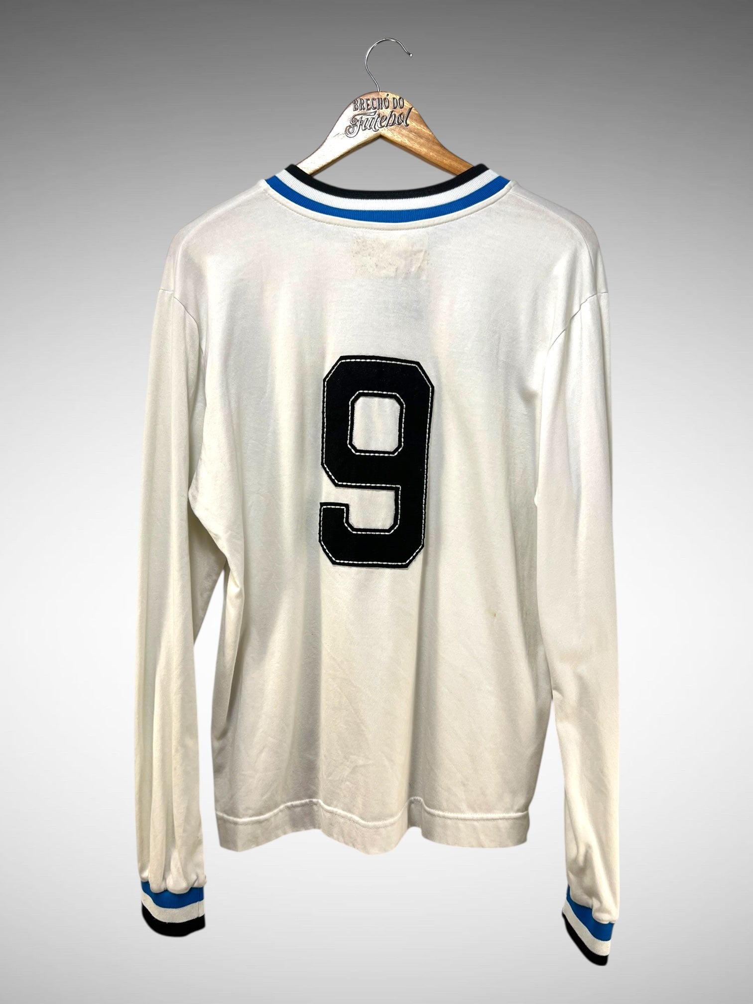 Grêmio 1981 Retrô Segunda Camisa Tam G N 9 Mangas Longas.