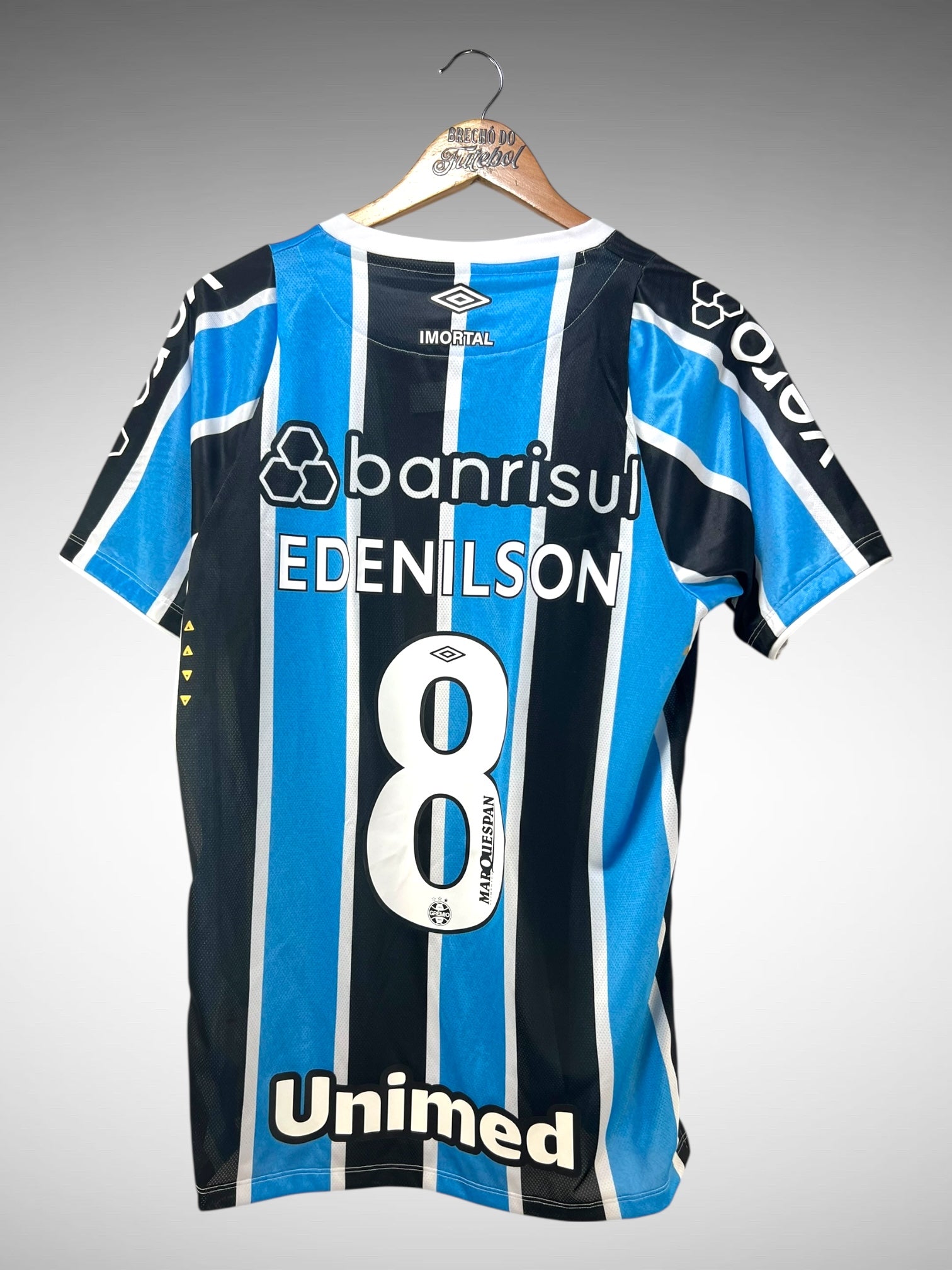 Grêmio 2024 Primeira Camisa Tam M N 8 Edenilson.
