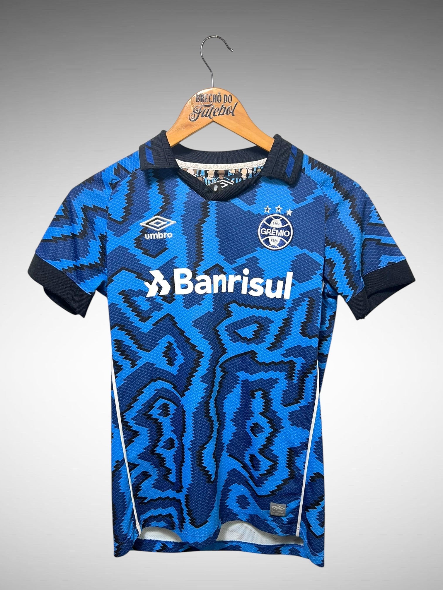Grêmio 2021 Terceira Camisa Tam 14 Infantil.