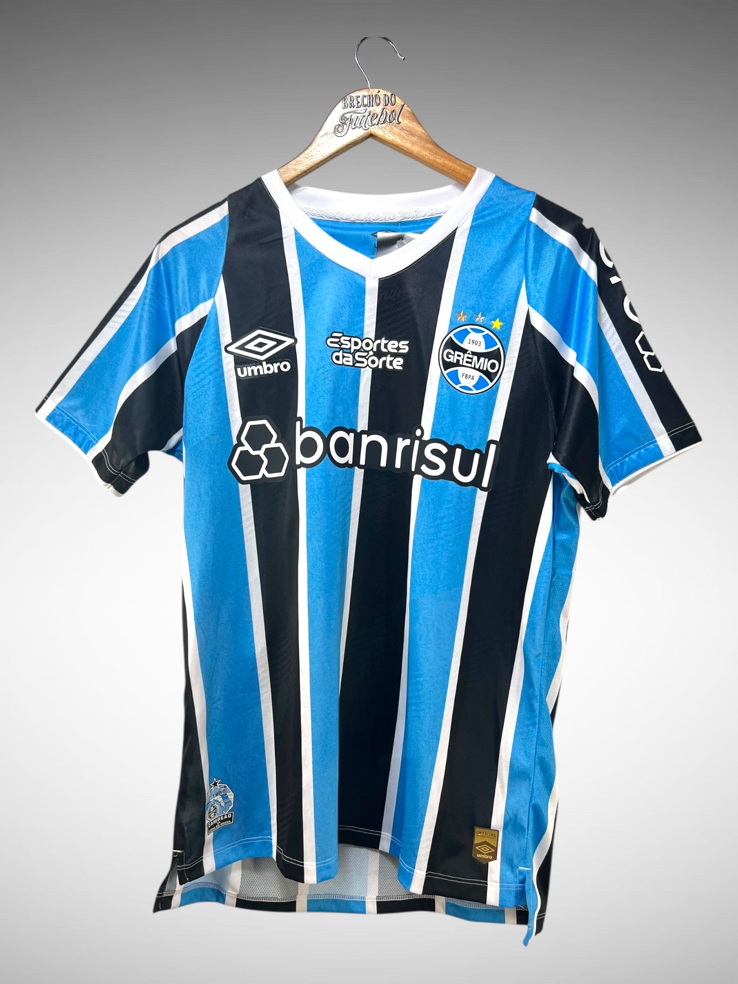Grêmio 2024 Primeira Camisa Tam M N 8 Edenilson.