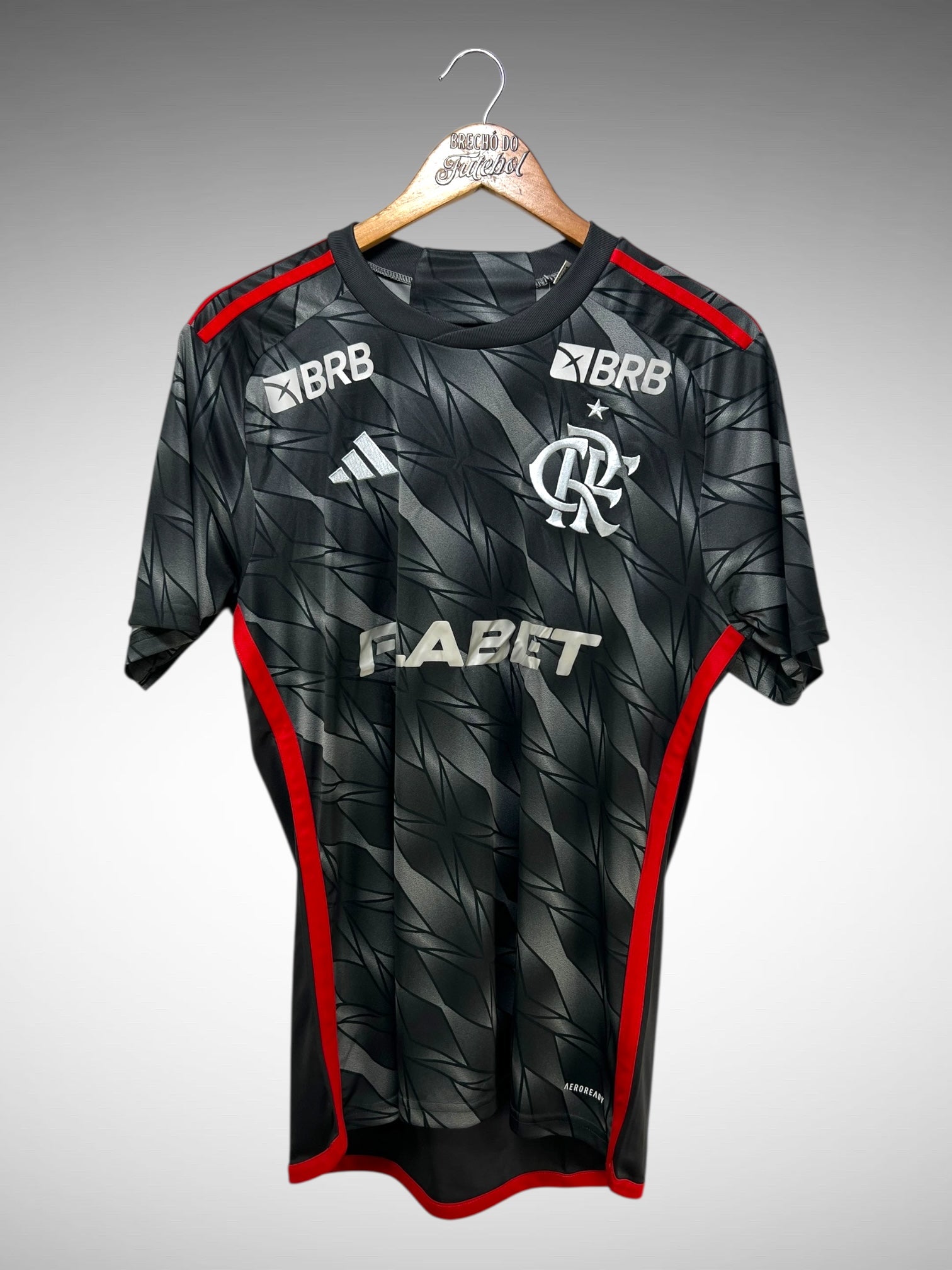 Flamengo 2024 Terceira Camisa Tam M N 6 Ayrton Lucas.