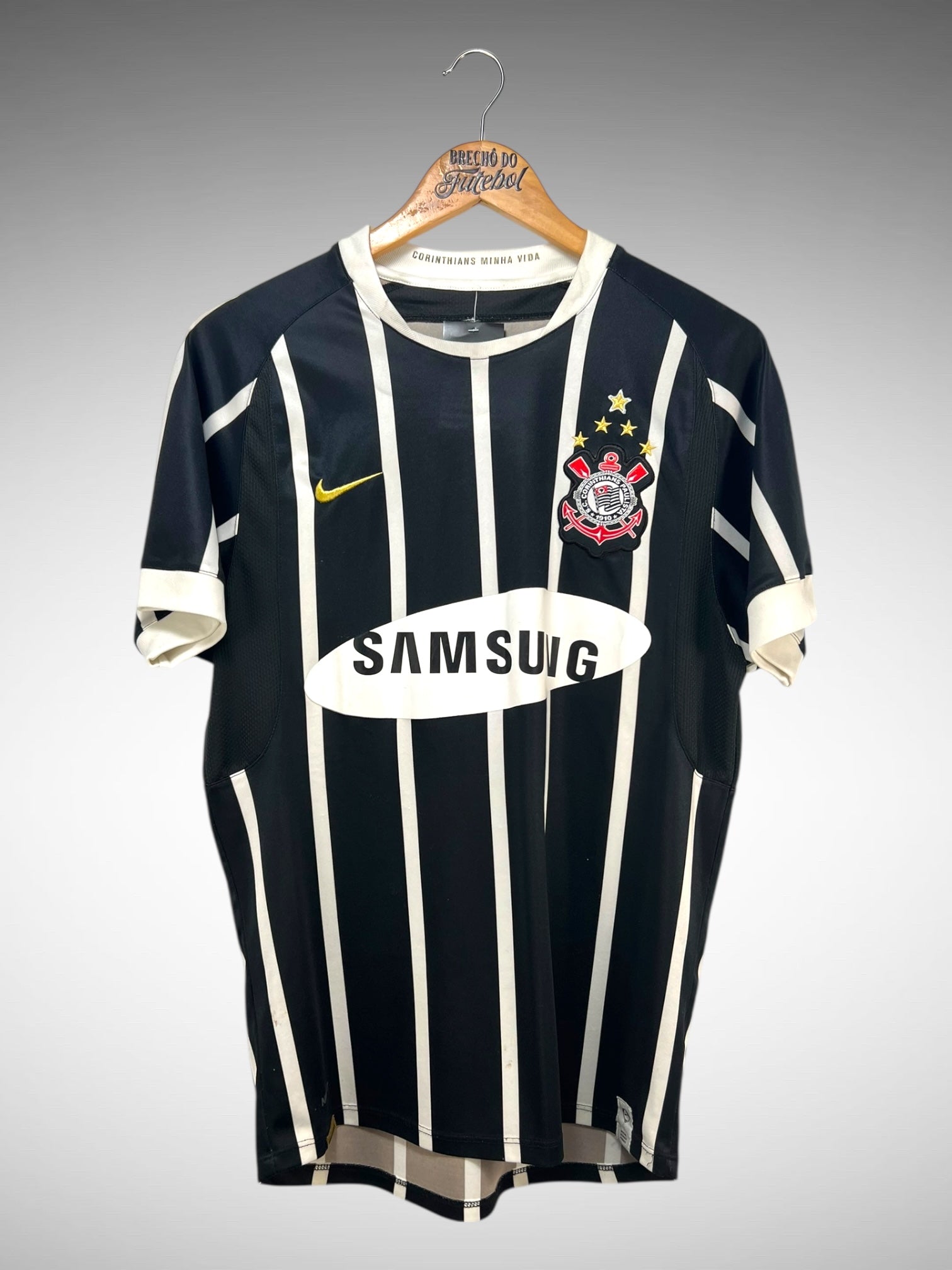 Corinthians 2007 Segunda Camisa Tam P N 5 Vampeta.