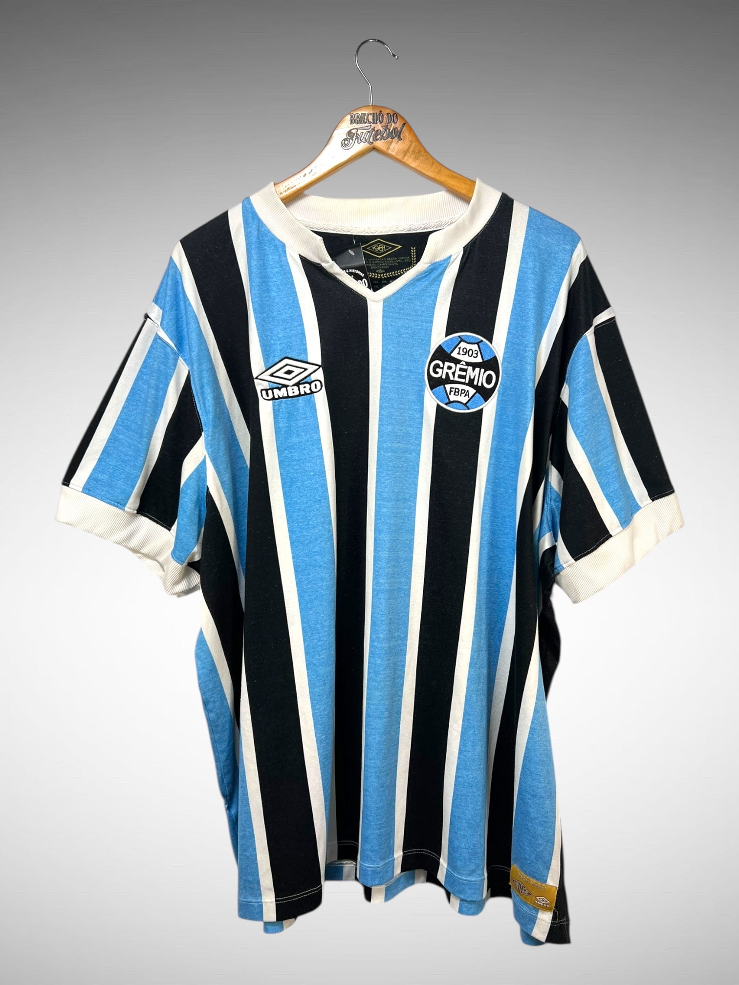 Grêmio 1981 Rêtro Primeira Camisa Tam 5G.