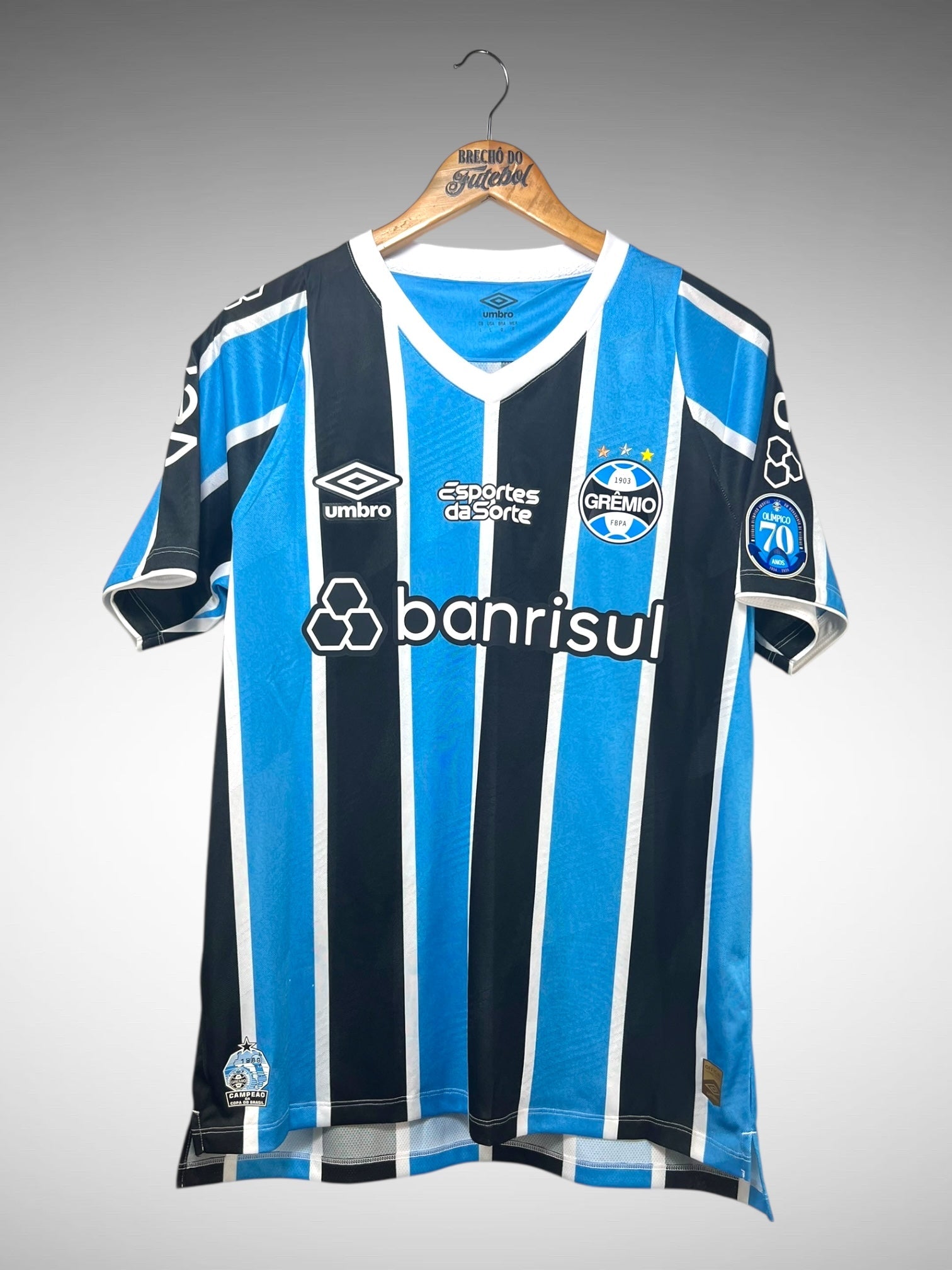 Grêmio 2024 Primeira Camisa Tam G N 20 Villasanti.