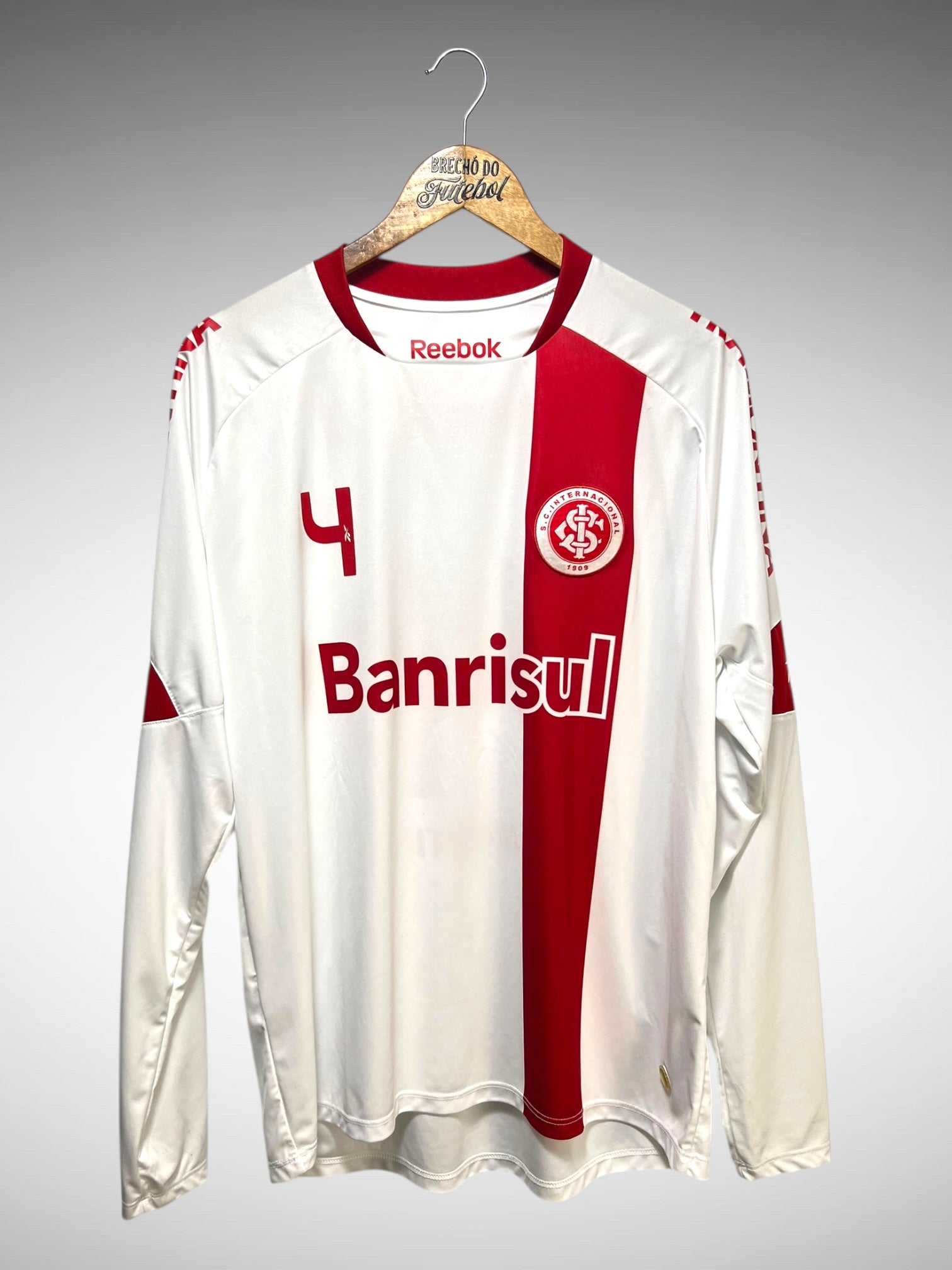 Internacional 2010 Terceira Camisa Tam G N 4 Mangas Longas.