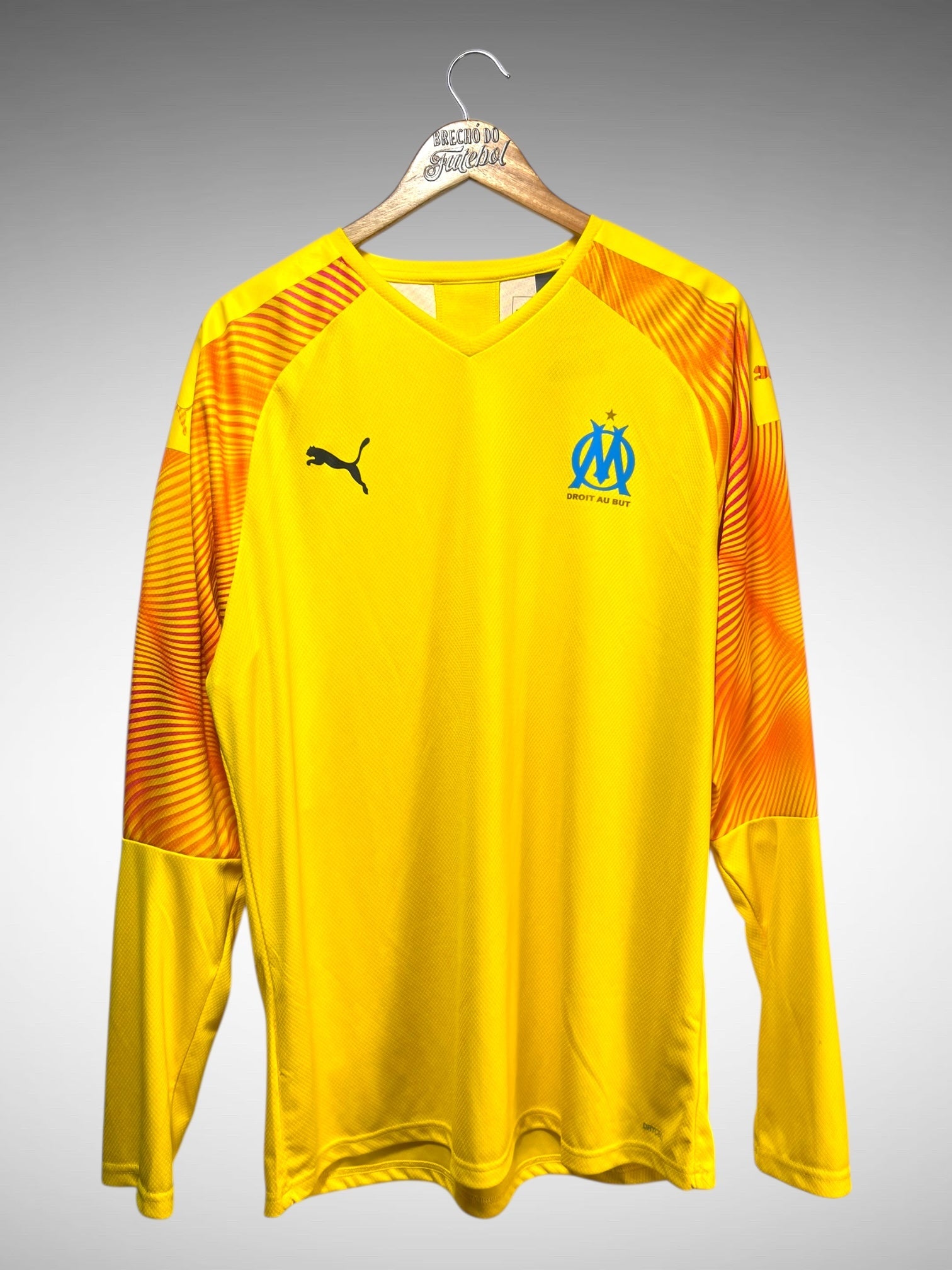 Olympique Marseille 2019 Camisa De Goleiro Tam 3G Mangas Longas.