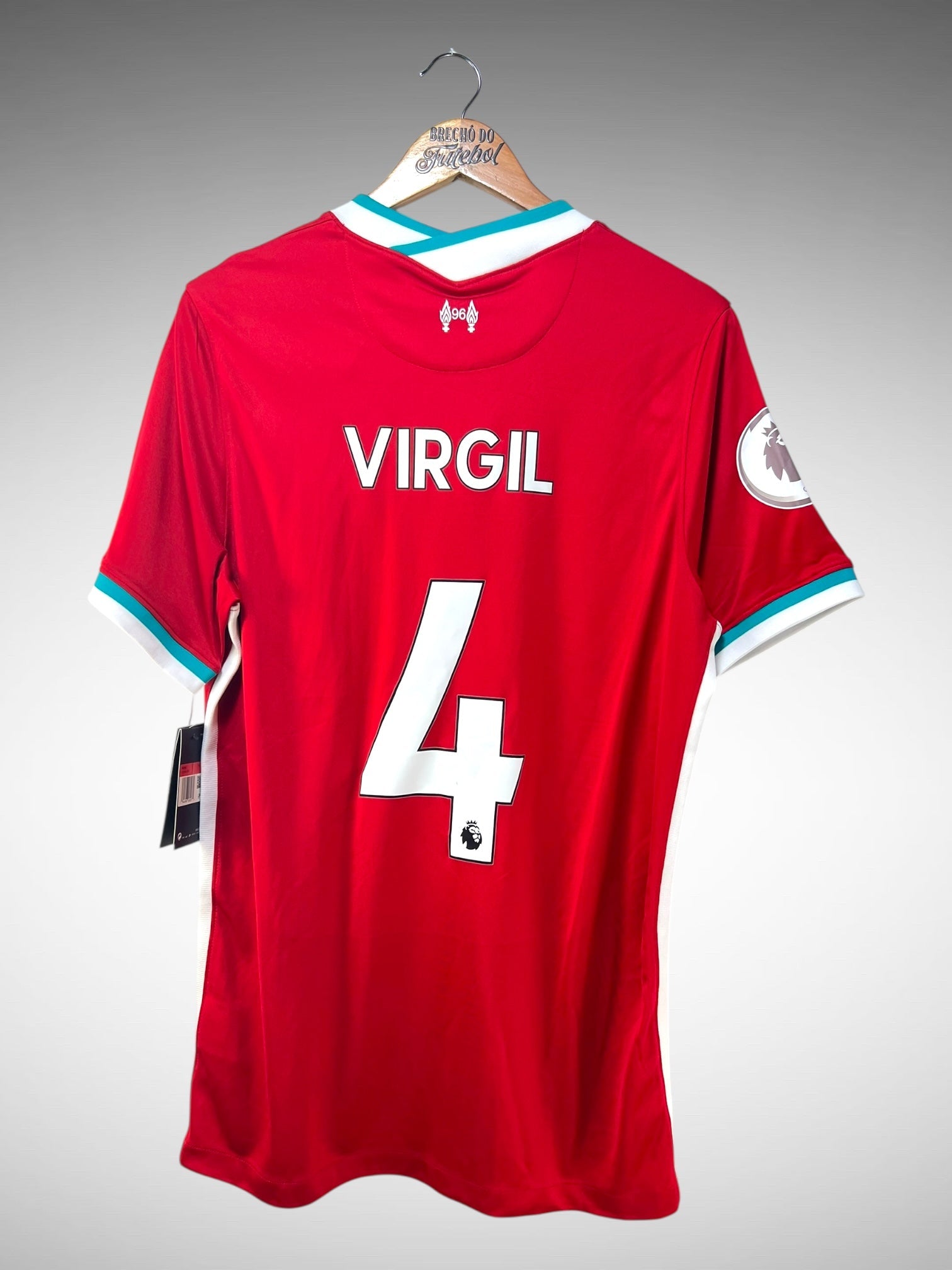 Liverpool 2020 Primeira Camisa Tam G N 4 Virgil.