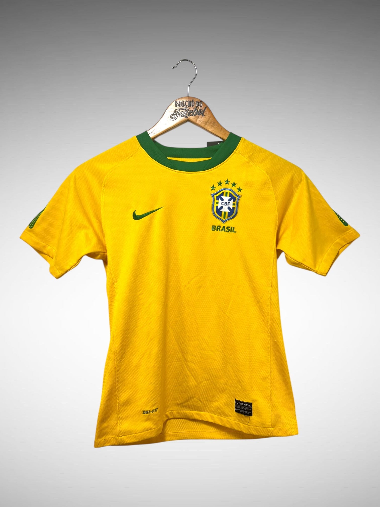 Brasil 2010 Primeira Camisa Tam 10 Anos Infantil.
