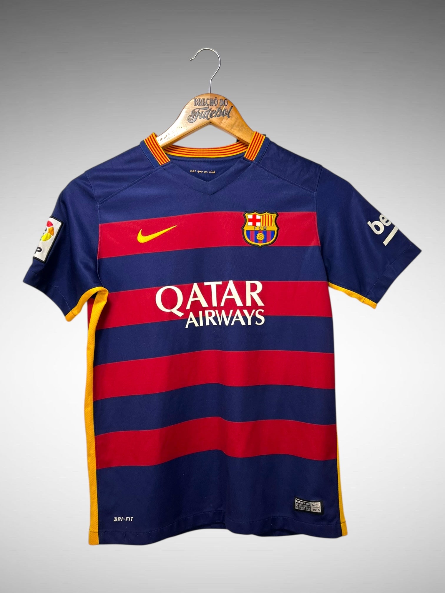 Barcelona 2015 Primeira Camisa Tam 10 Anos Infantil.