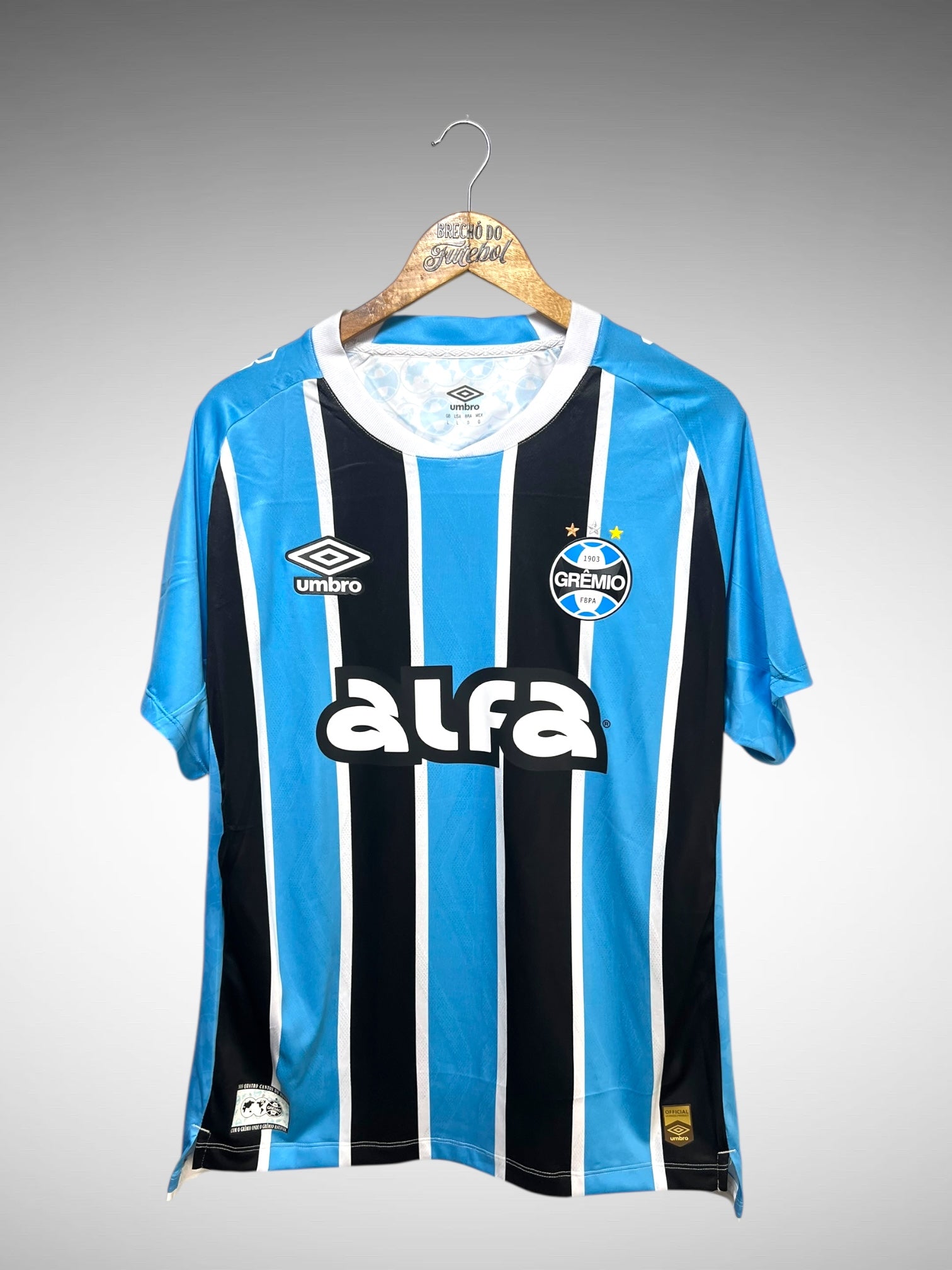 Grêmio 2025 Primeira Camisa Tam G N 4 Kannemann.