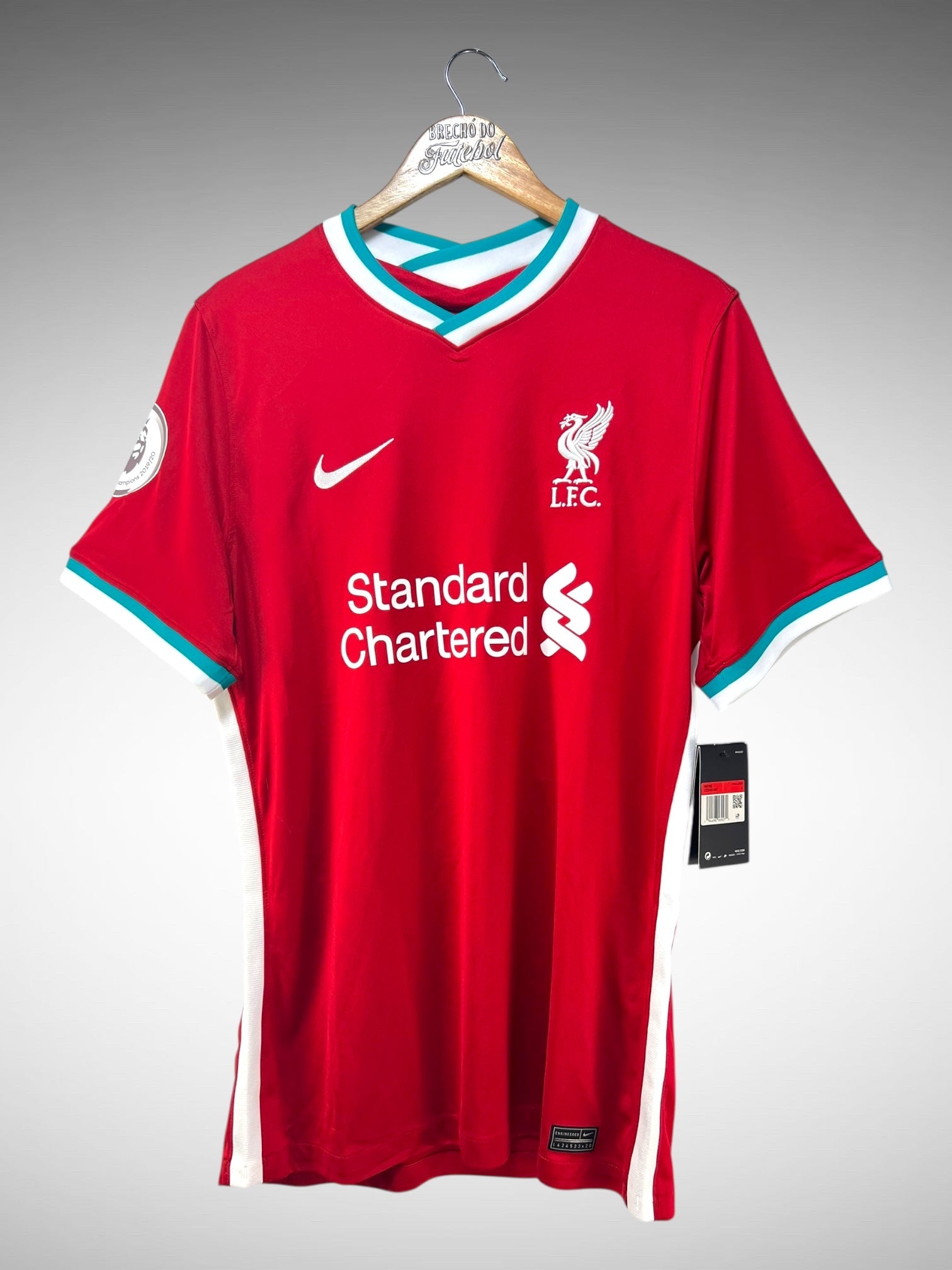 Liverpool 2020 Primeira Camisa Tam G N 4 Virgil.