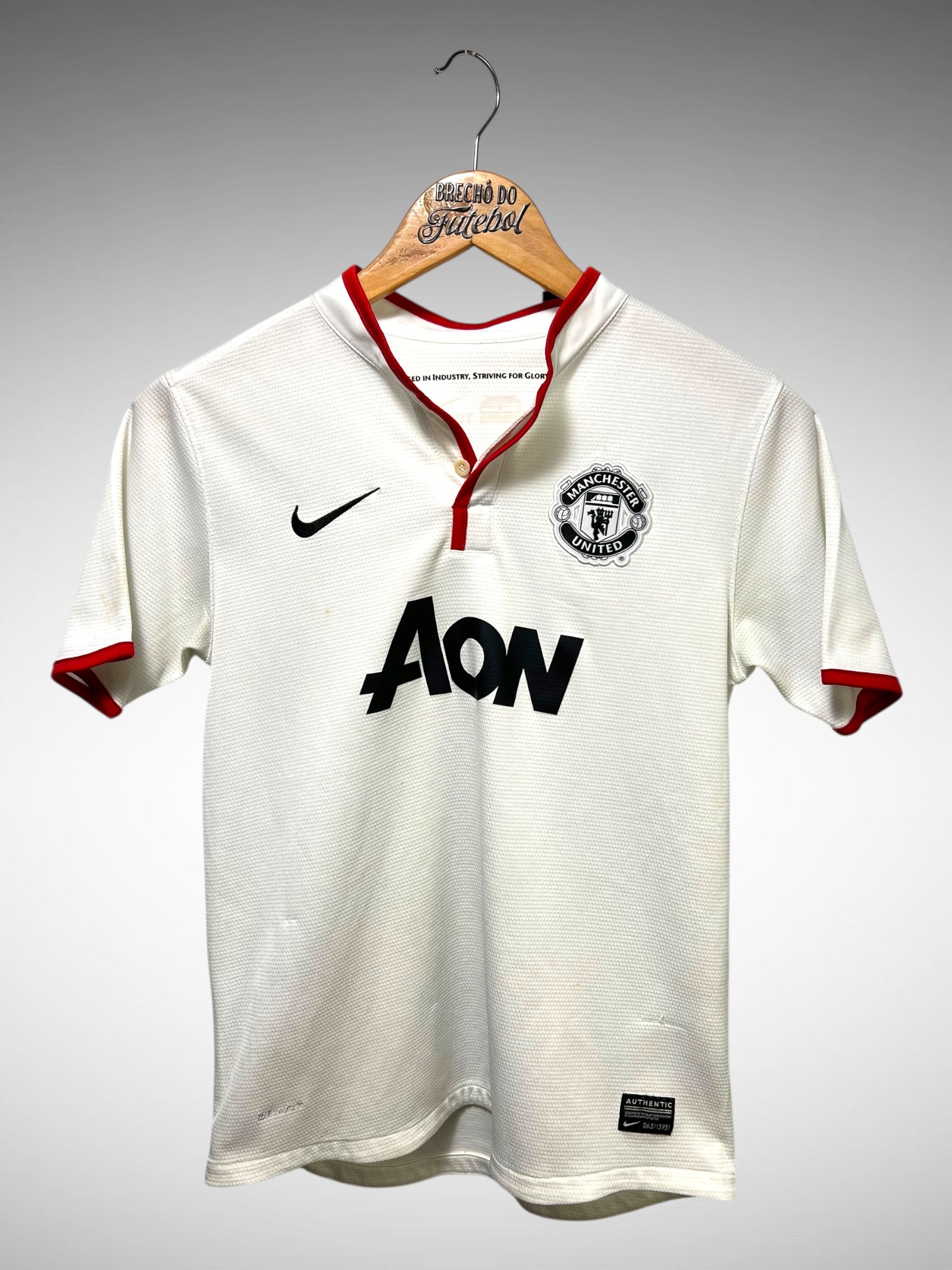 Manchester United 2012 Segunda Camisa Tam G Infantil.