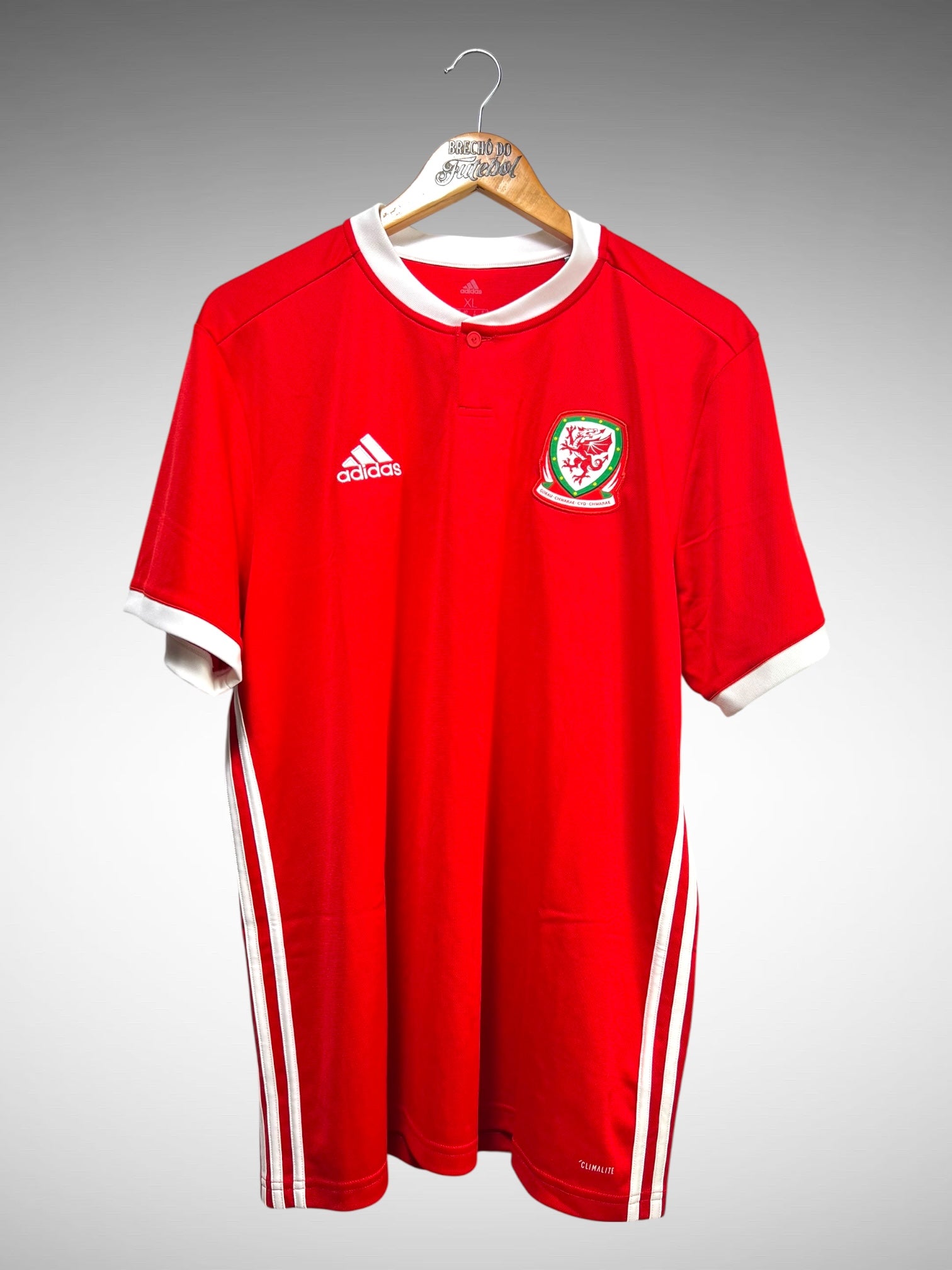 País de Gales 2018 Primeira Camisa Tam GG.