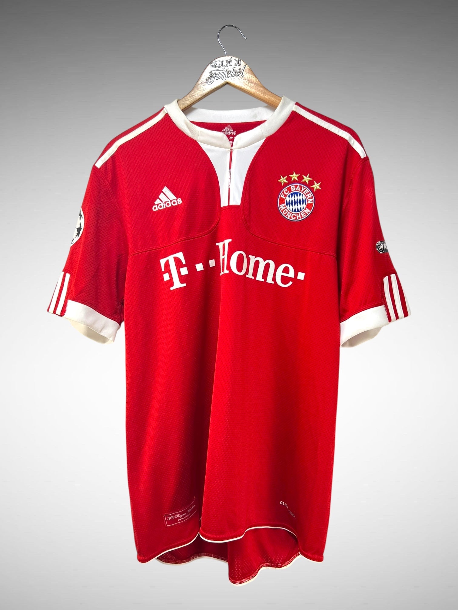 Bayern De Munique 2009 Primeira Camisa Tam G N 11 Robben.