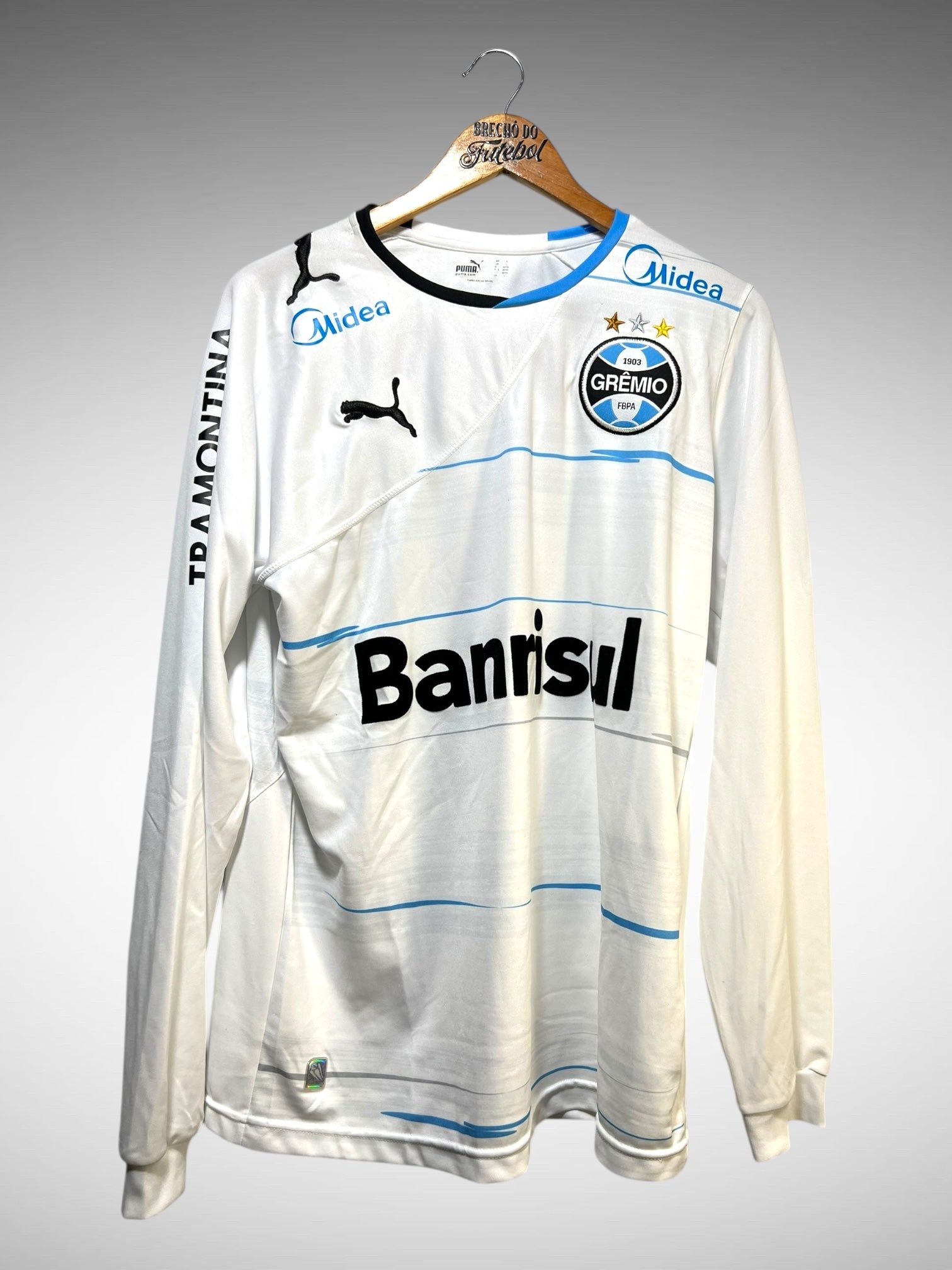 Grêmio 2010 Segunda Camisa Tam G N 19 Mangas Longas.