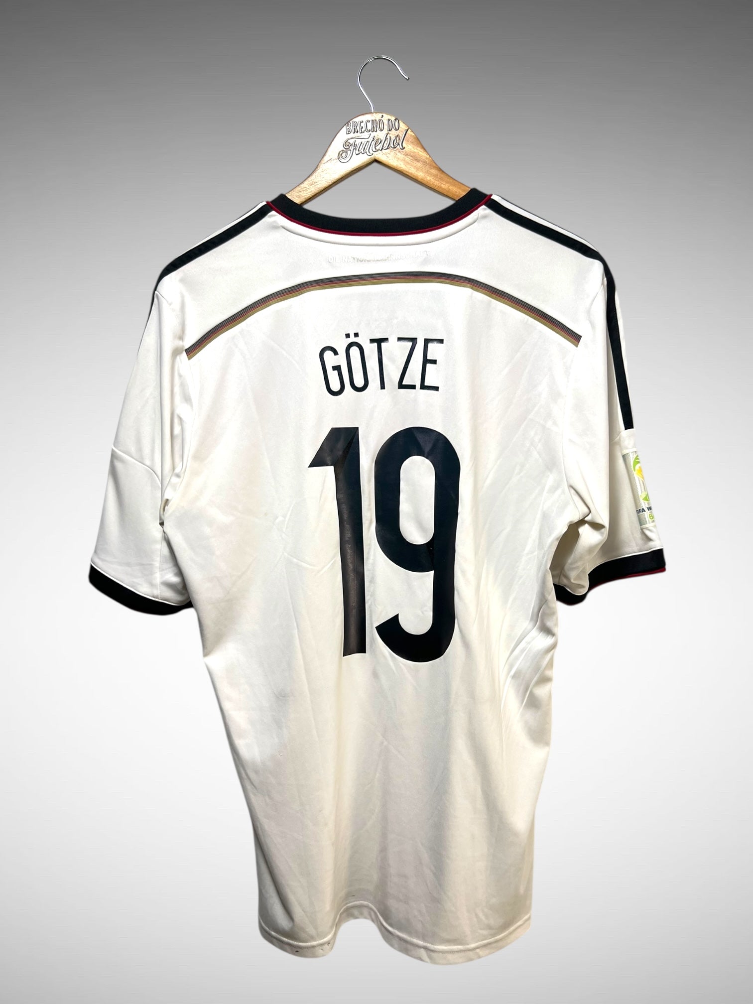 Alemanha 2014 Primeira Camisa Tam G N 19 Gotze.