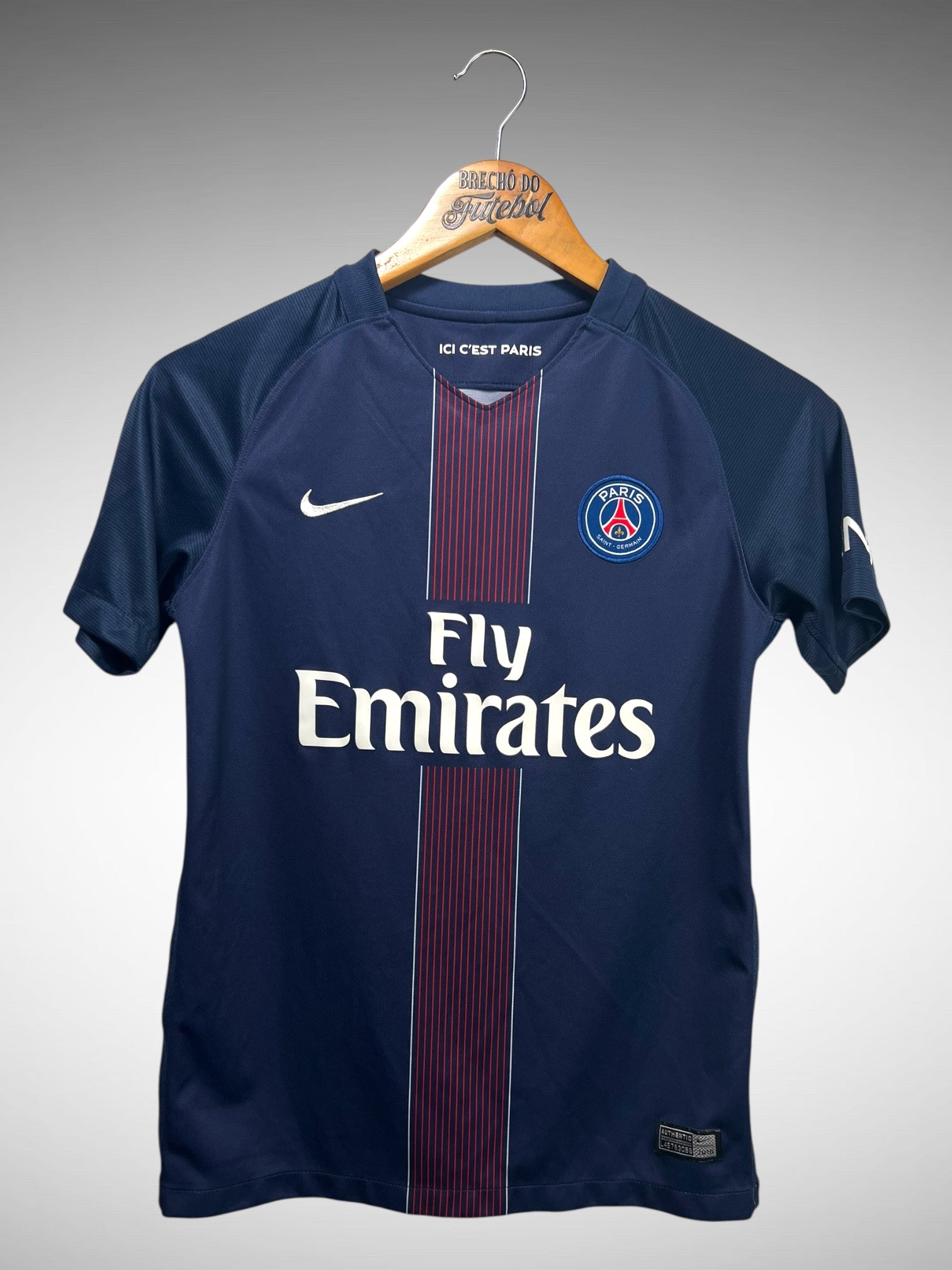 Paris Saint-Germain 2016 Primeira Camisa Tam G Infantil.