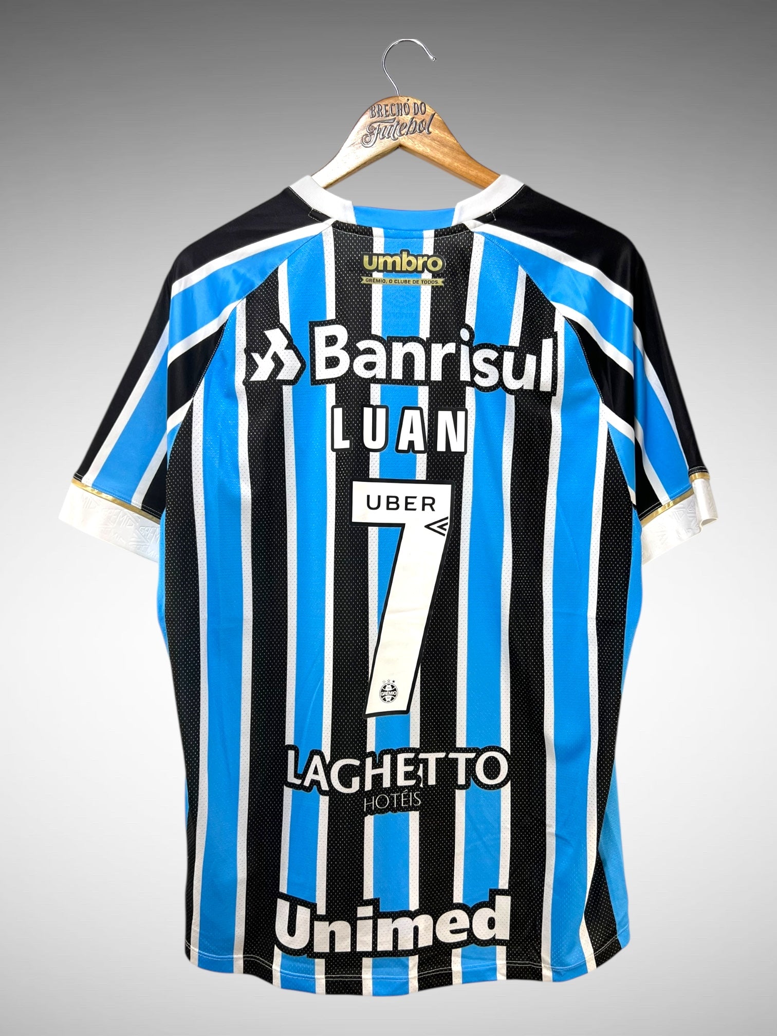 Grêmio 2018 Primeira Camisa Tam G N 7 Luan.